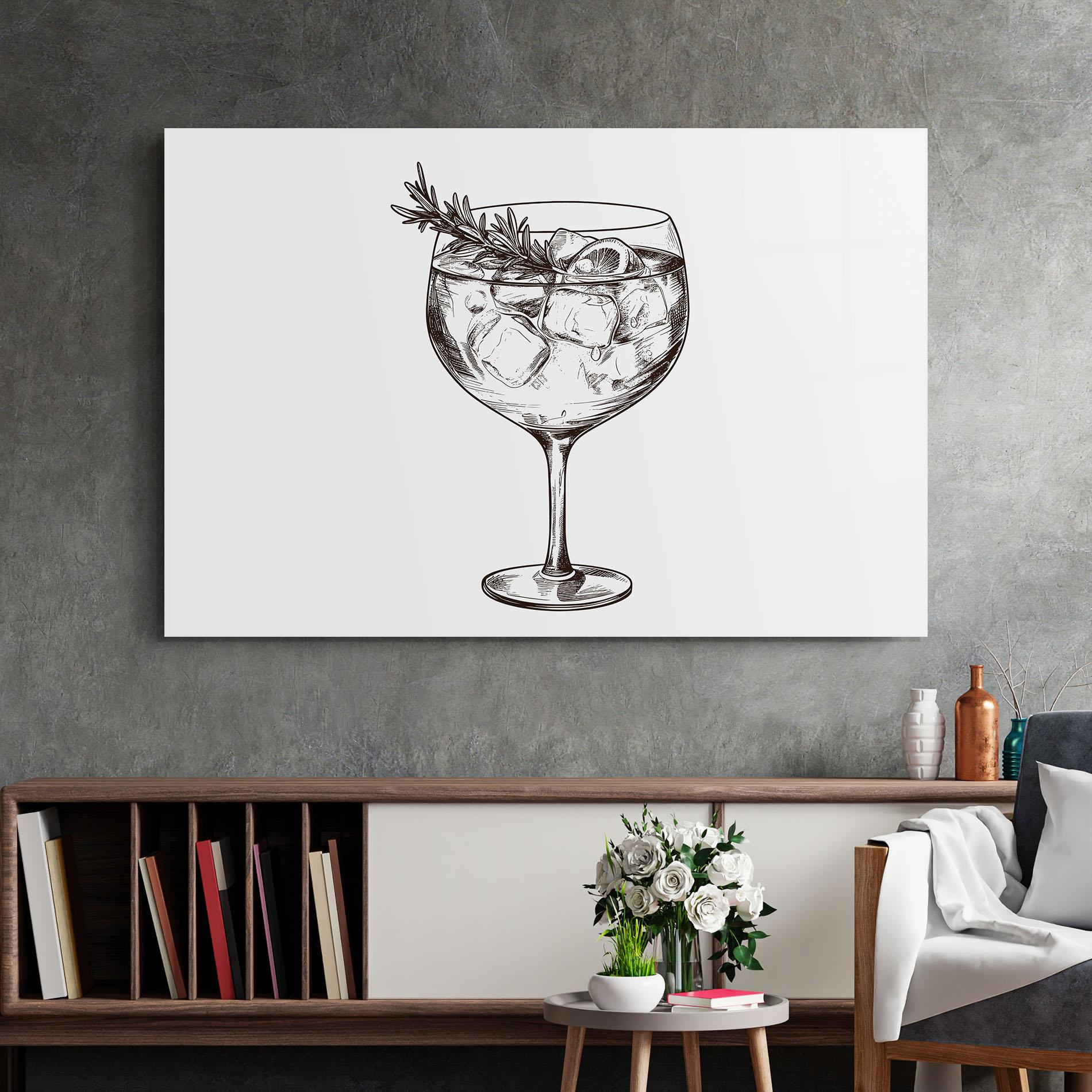 Obraz na Szkle Gintonic mockup 2