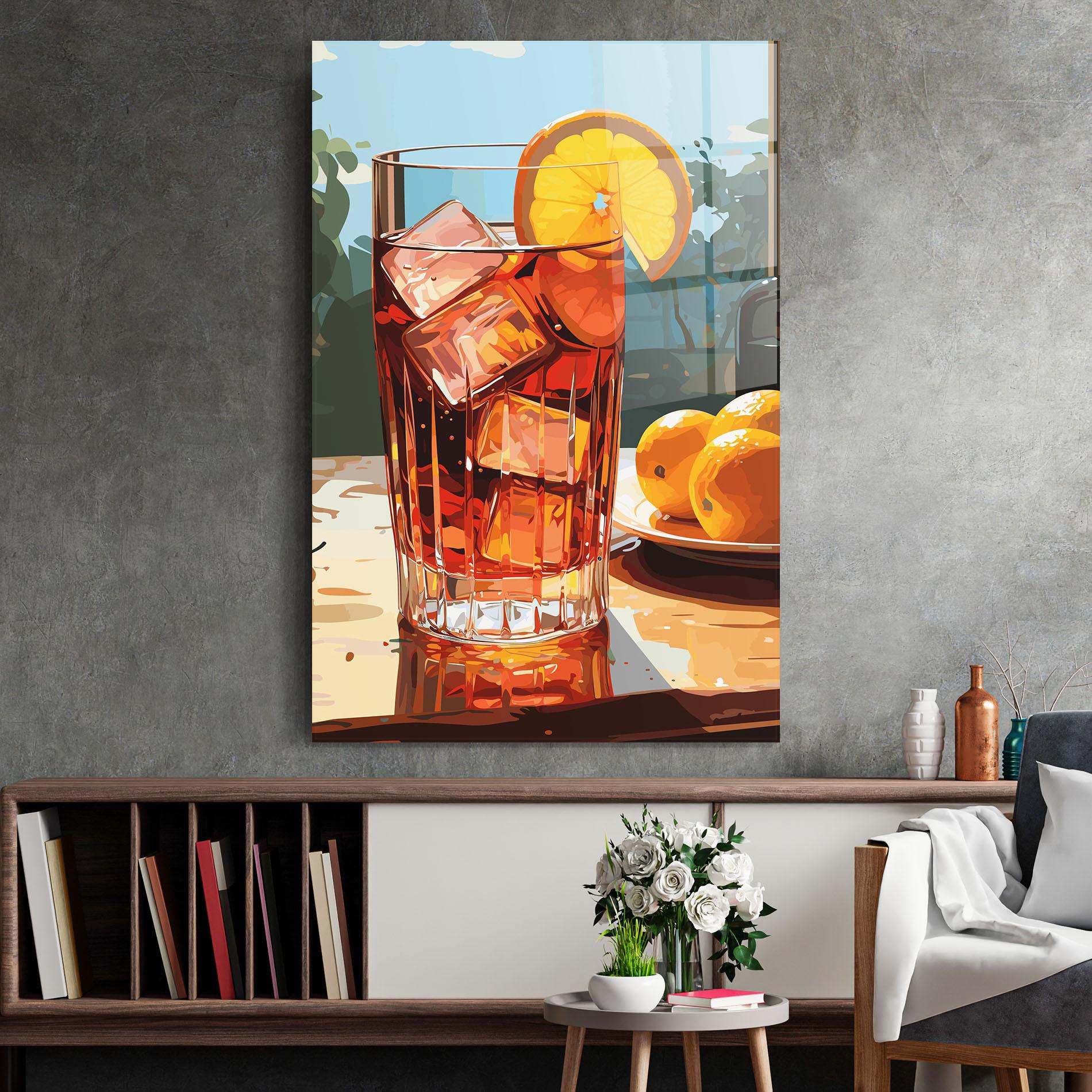 Obraz na Szkle Cocktail Art mockup 2