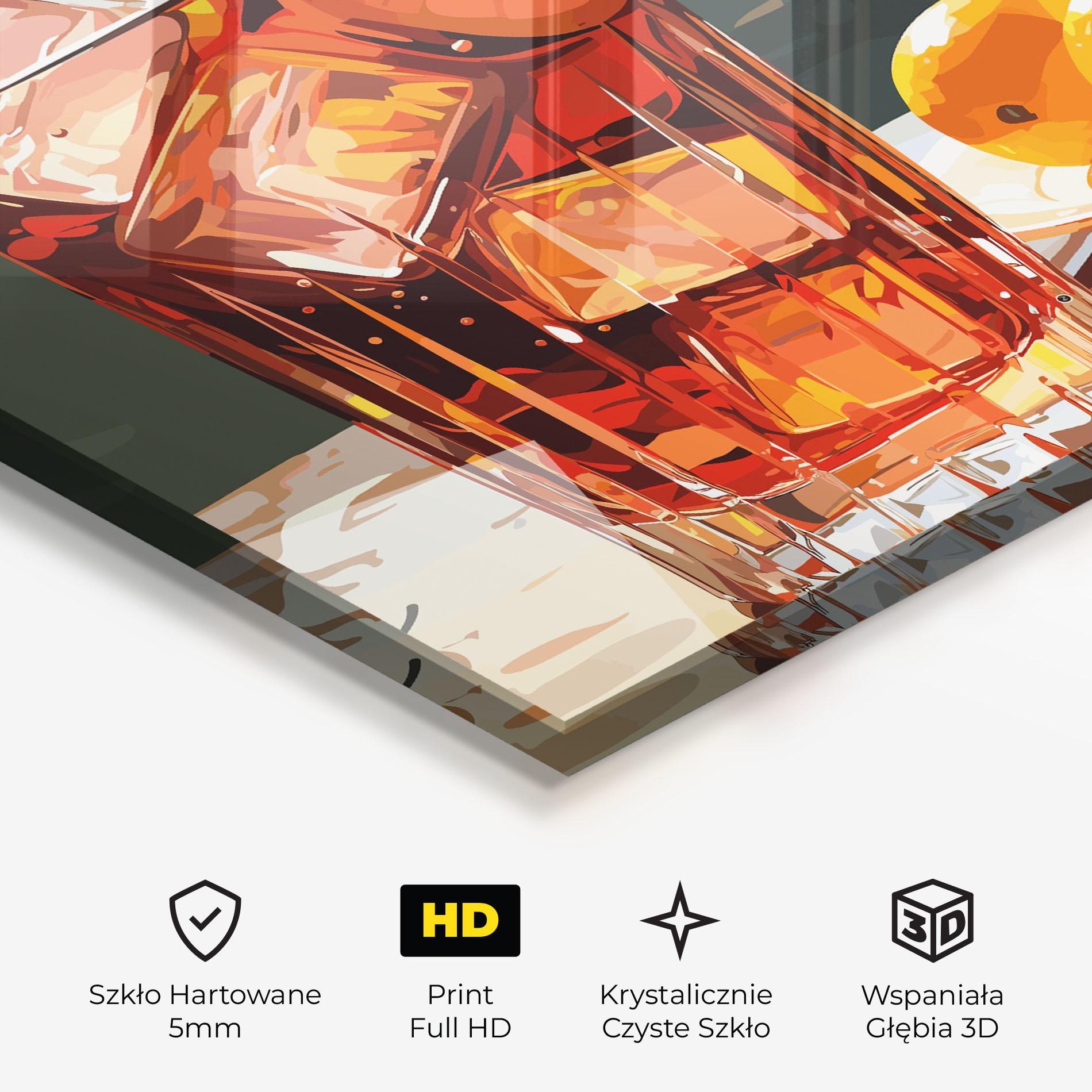 Obraz na Szkle Cocktail Art mockup 3