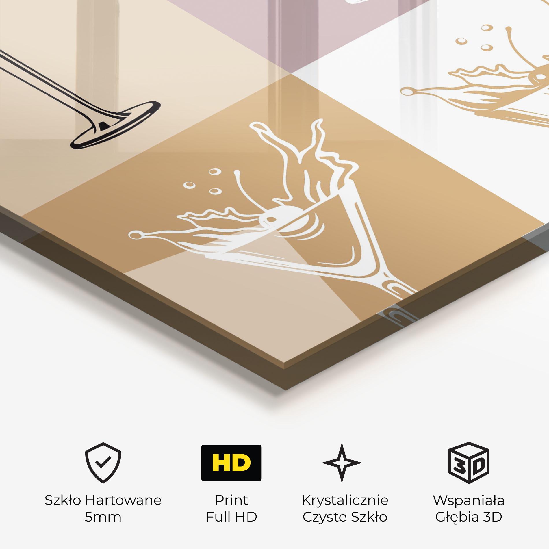 Obraz na Szkle Drinks Mix mockup 3