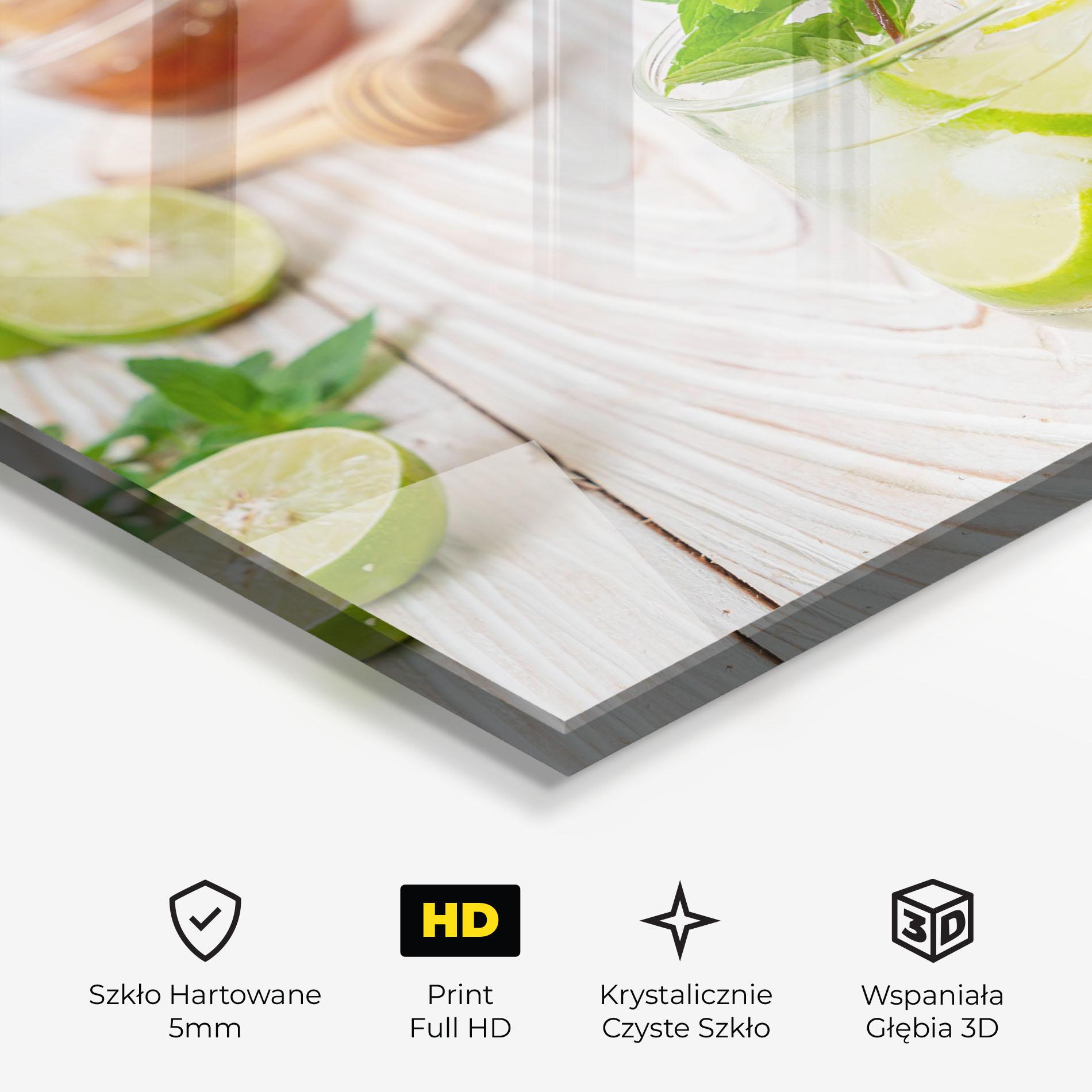 Obraz na Szkle Iced Honey mockup 3