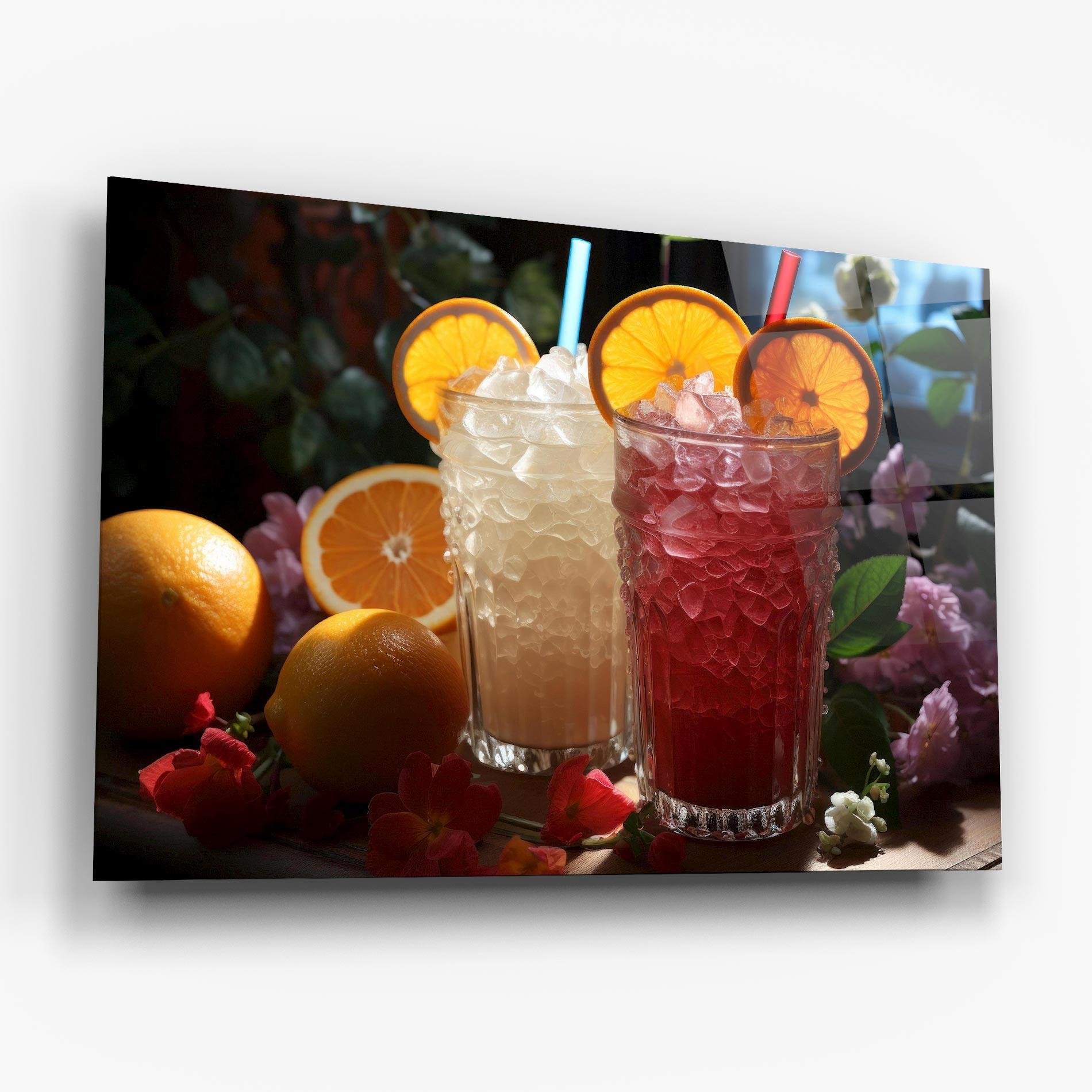 Obraz na Szkle Citrus Smoothie Drink mockup 6