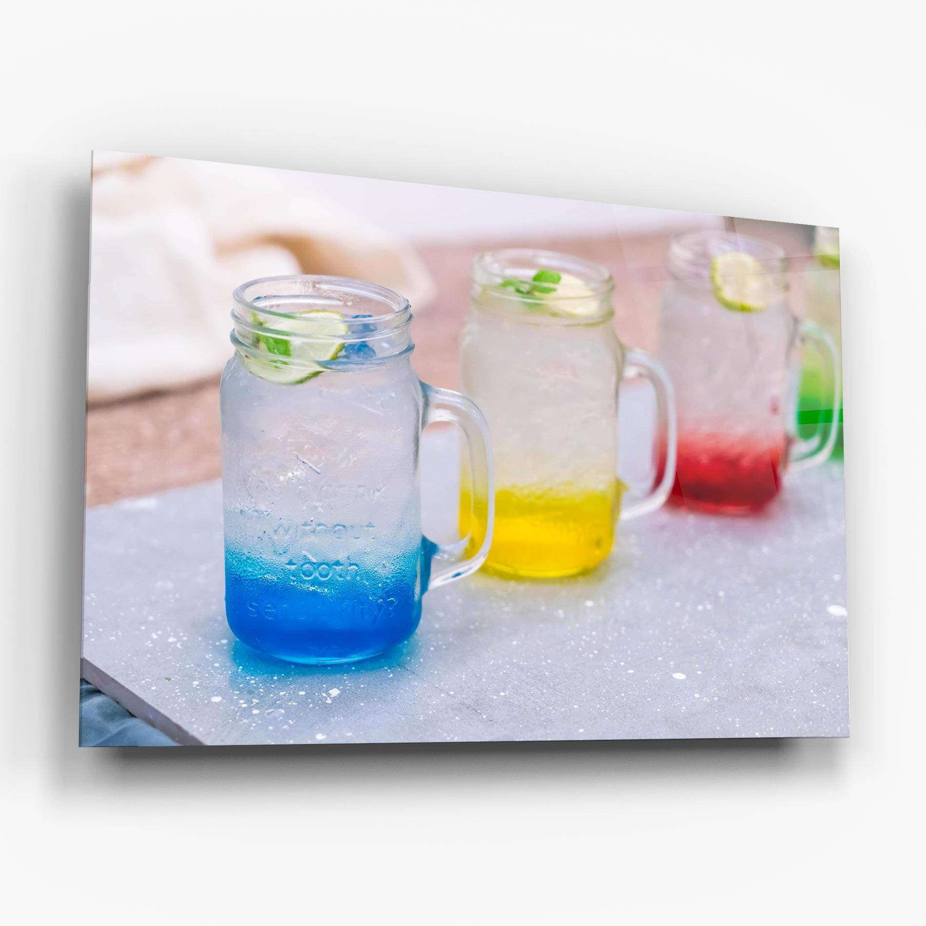 Obraz na Szkle Colorful Italian Soda mockup 6
