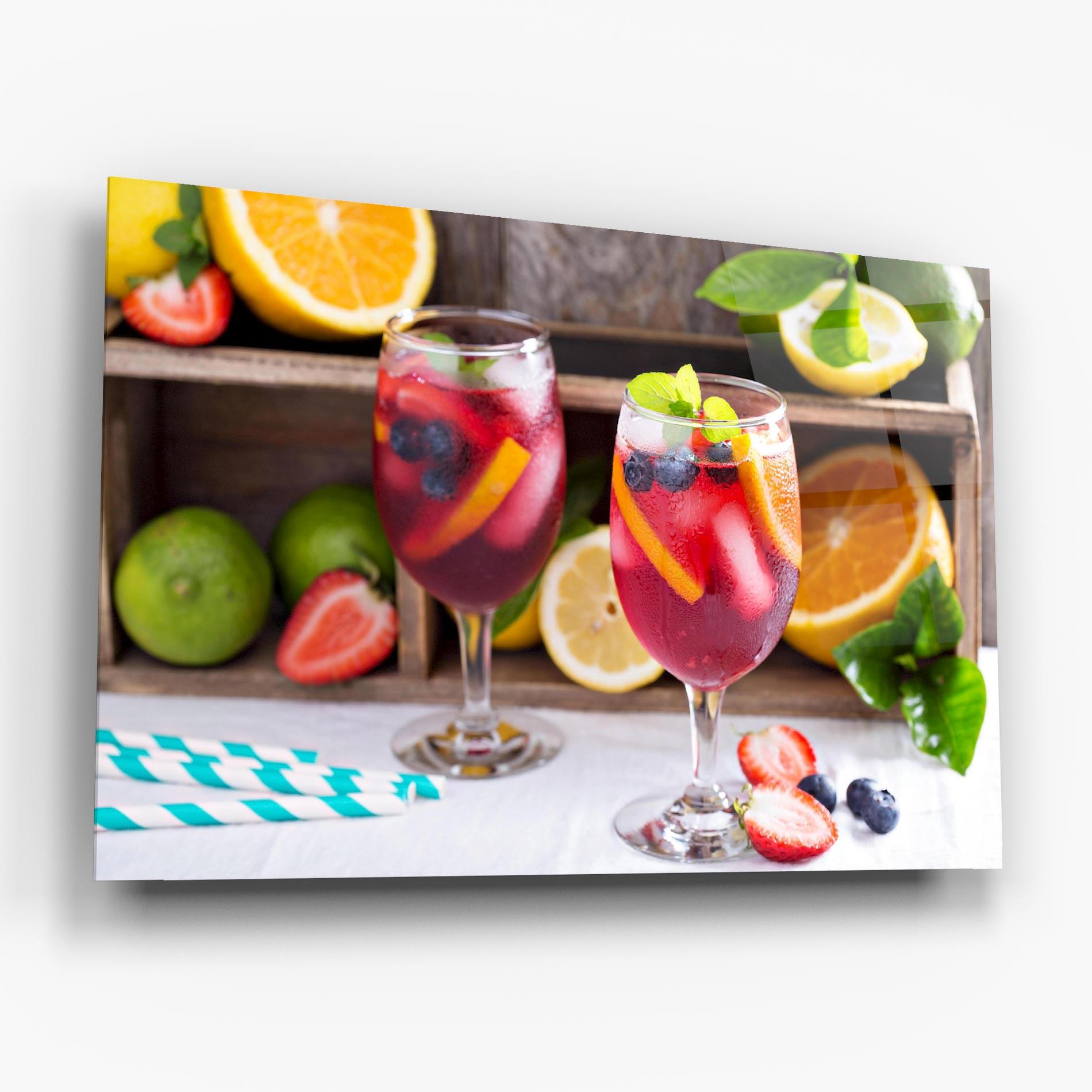 Obraz na Szkle Colorful Summer Drink mockup 6