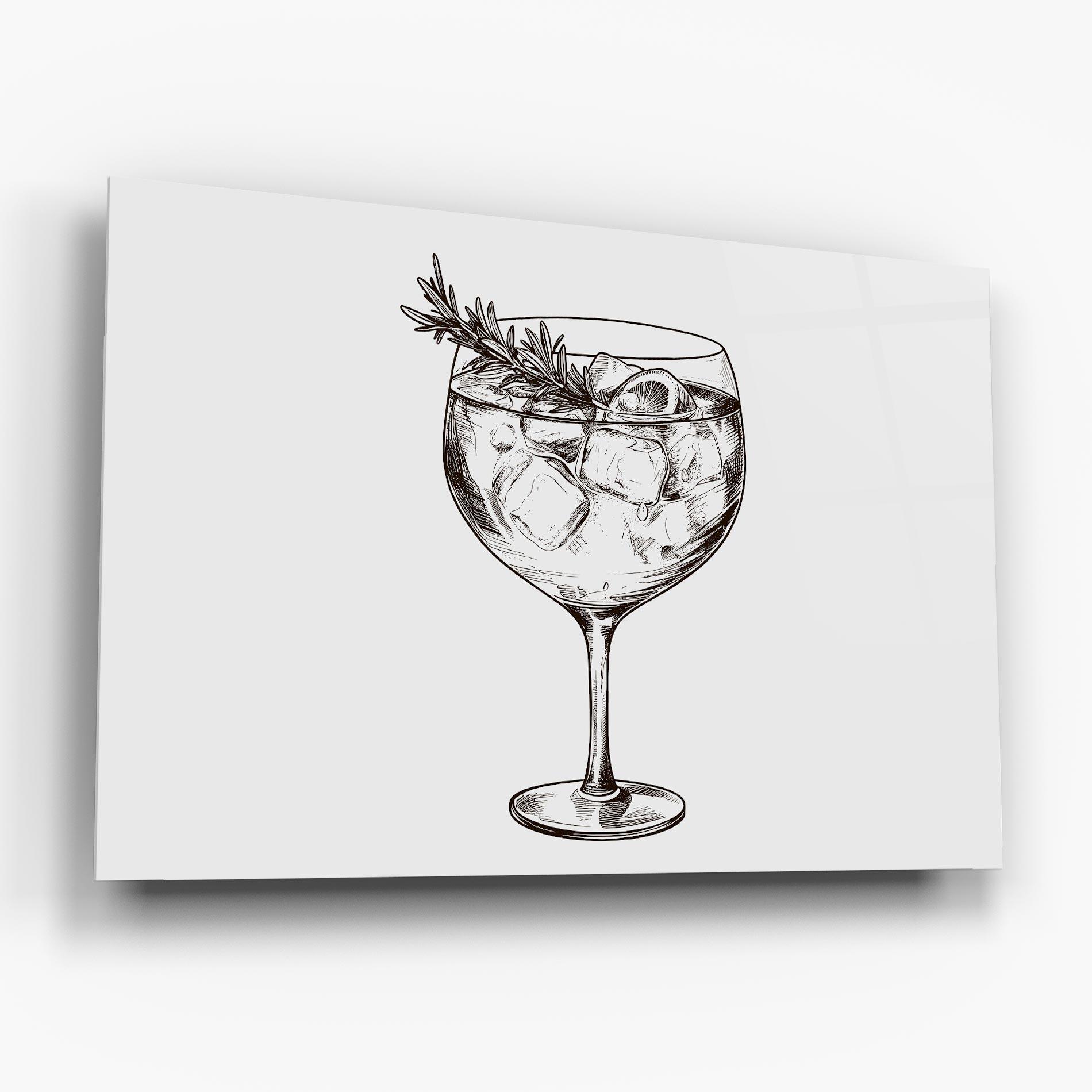 Obraz na Szkle Gintonic mockup 6