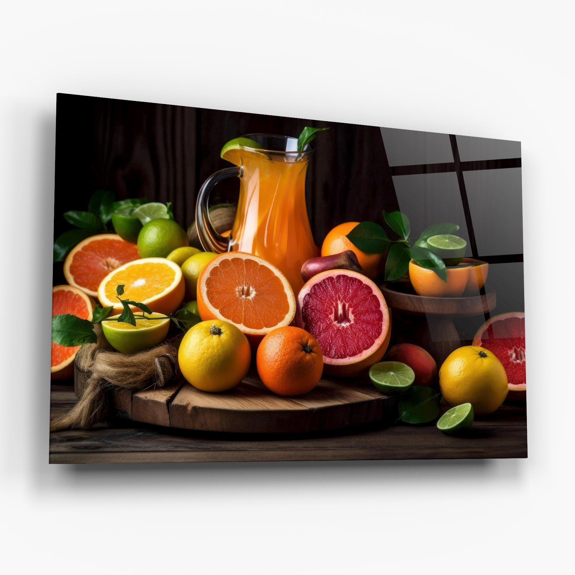 Obraz na Szkle Glass Of Orange Juice mockup 6