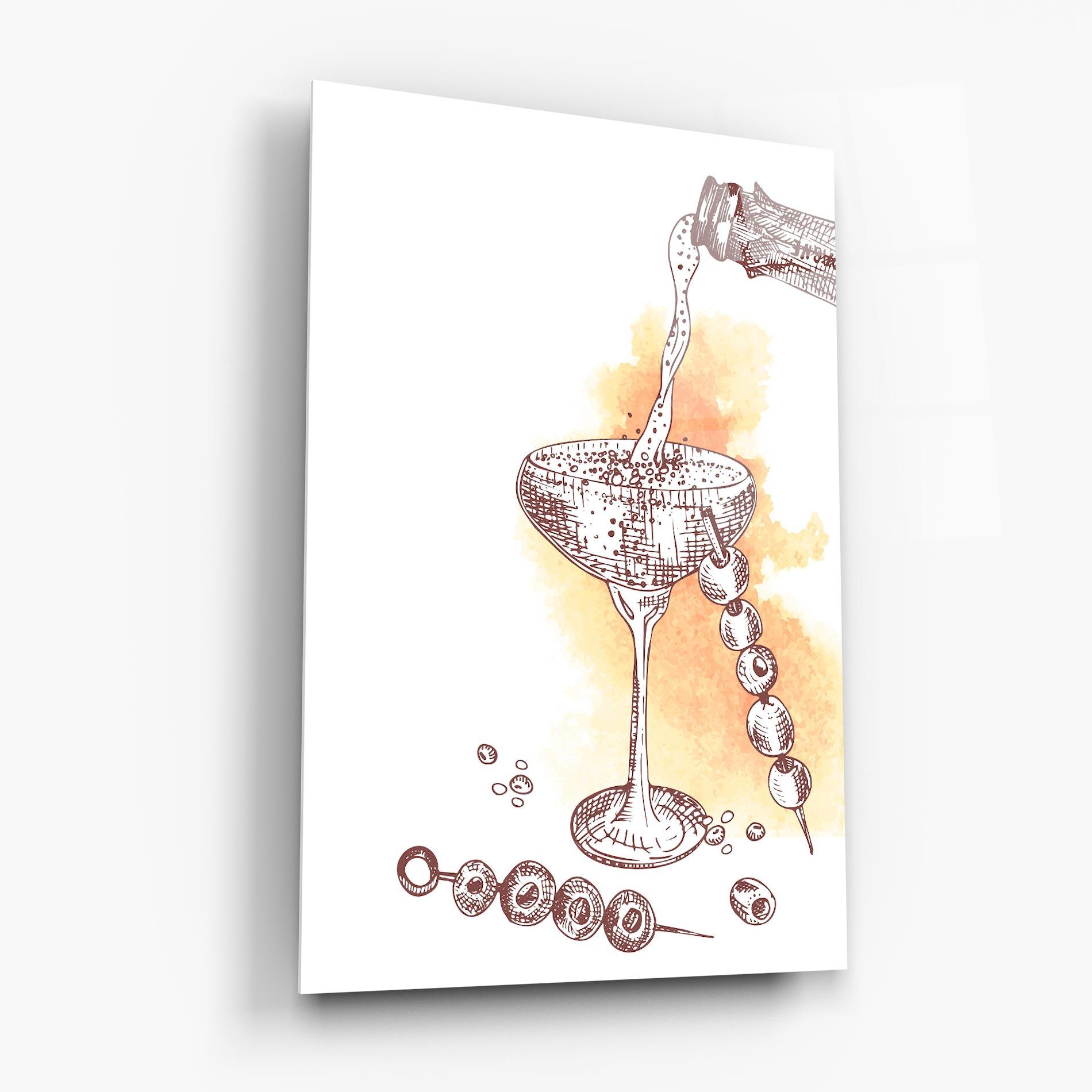 Obraz na Szkle Cocktail mockup 6