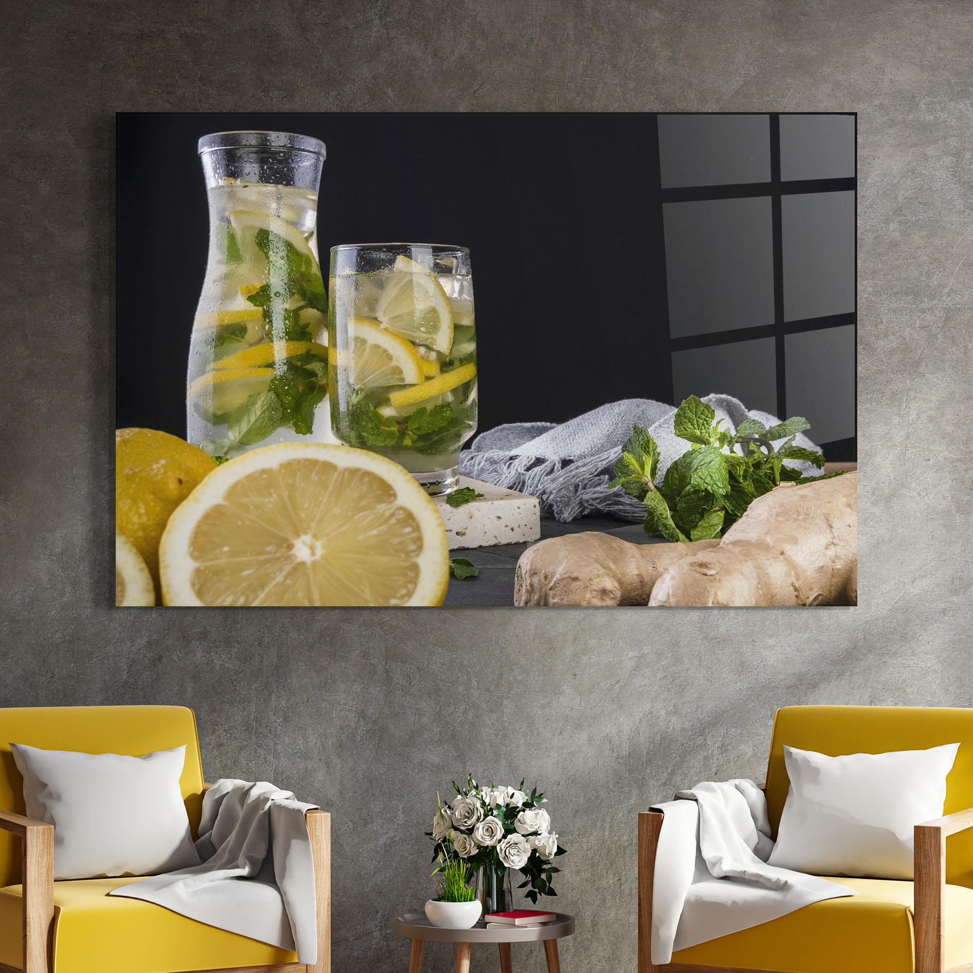 Obraz na Szkle Ginger Lemonade mockup 4