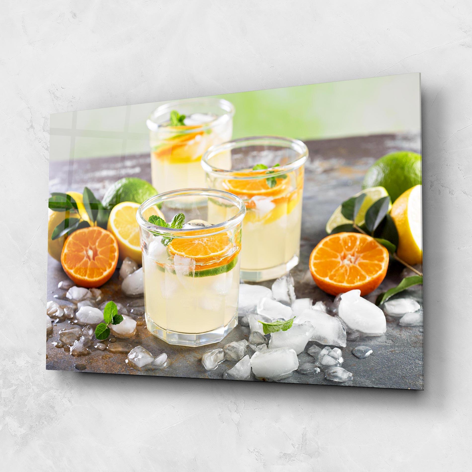Obraz na Szkle Citrus Fruit Lemonade mockup 1