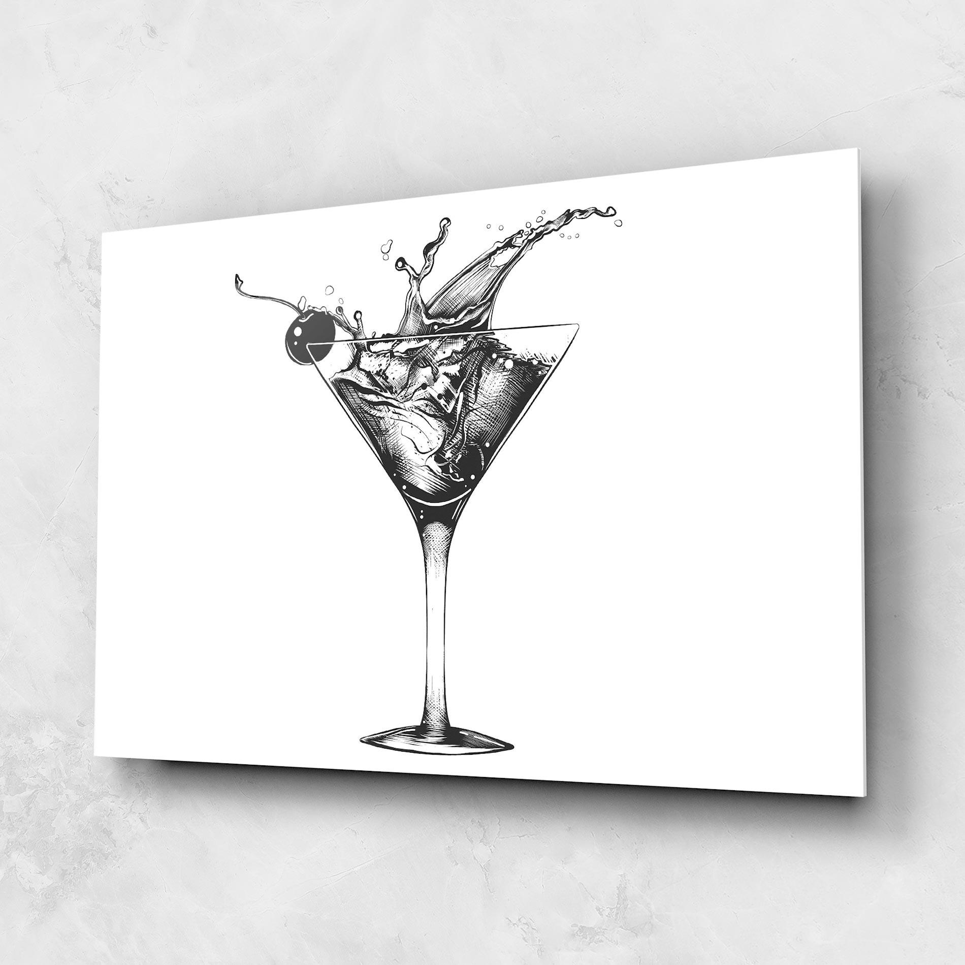 Obraz na Szkle Drink Splash mockup 1