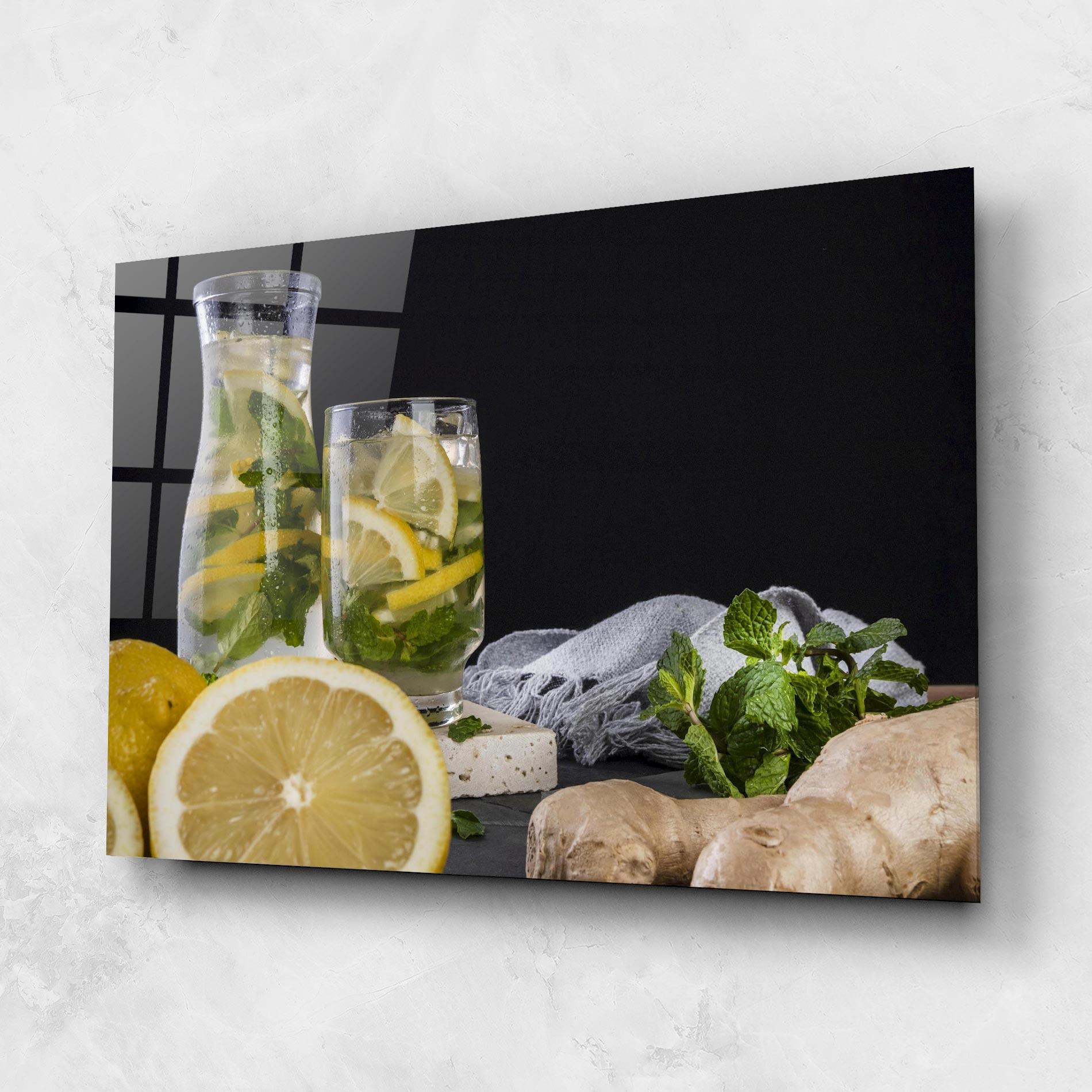 Obraz na Szkle Ginger Lemonade mockup 1