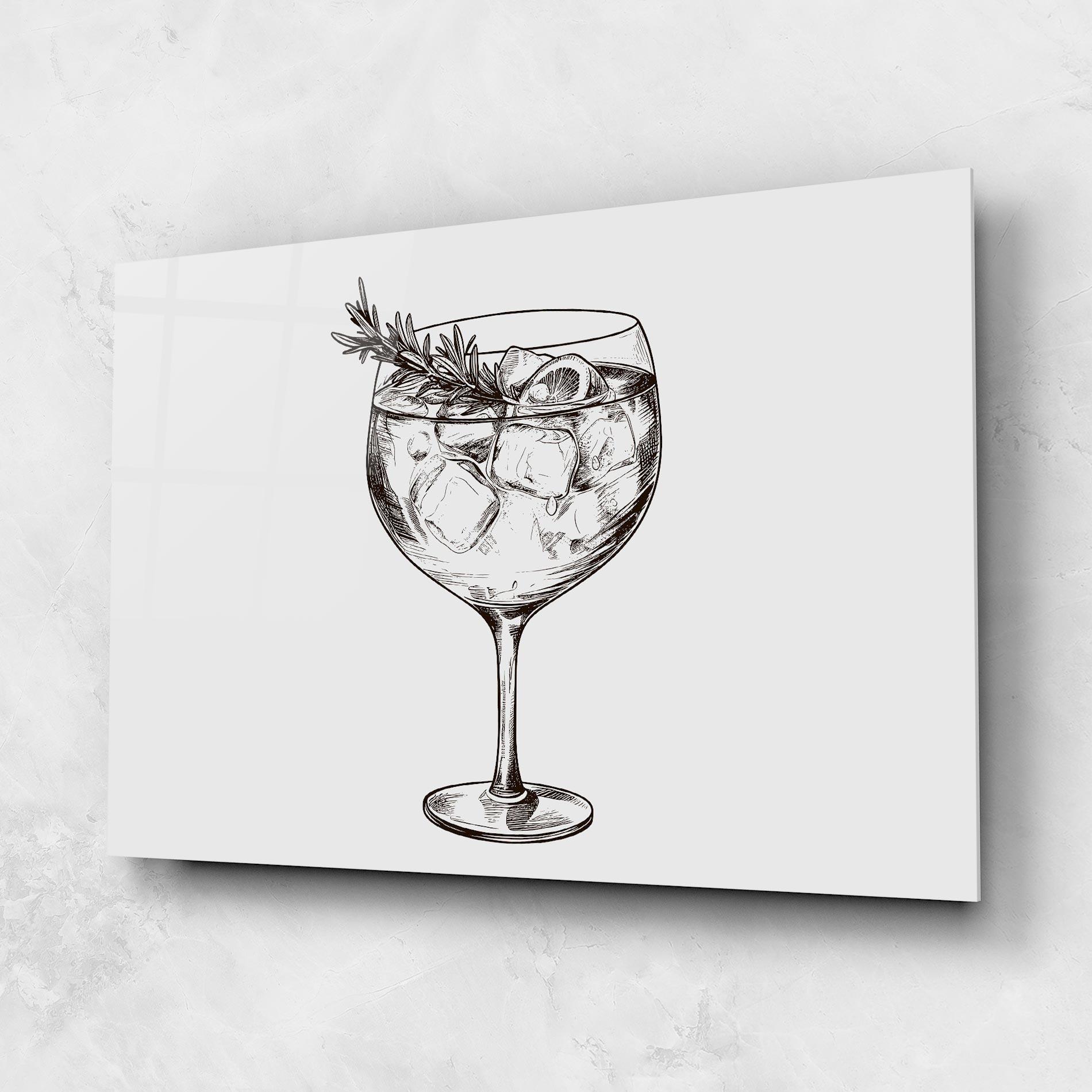 Obraz na Szkle Gintonic mockup 1