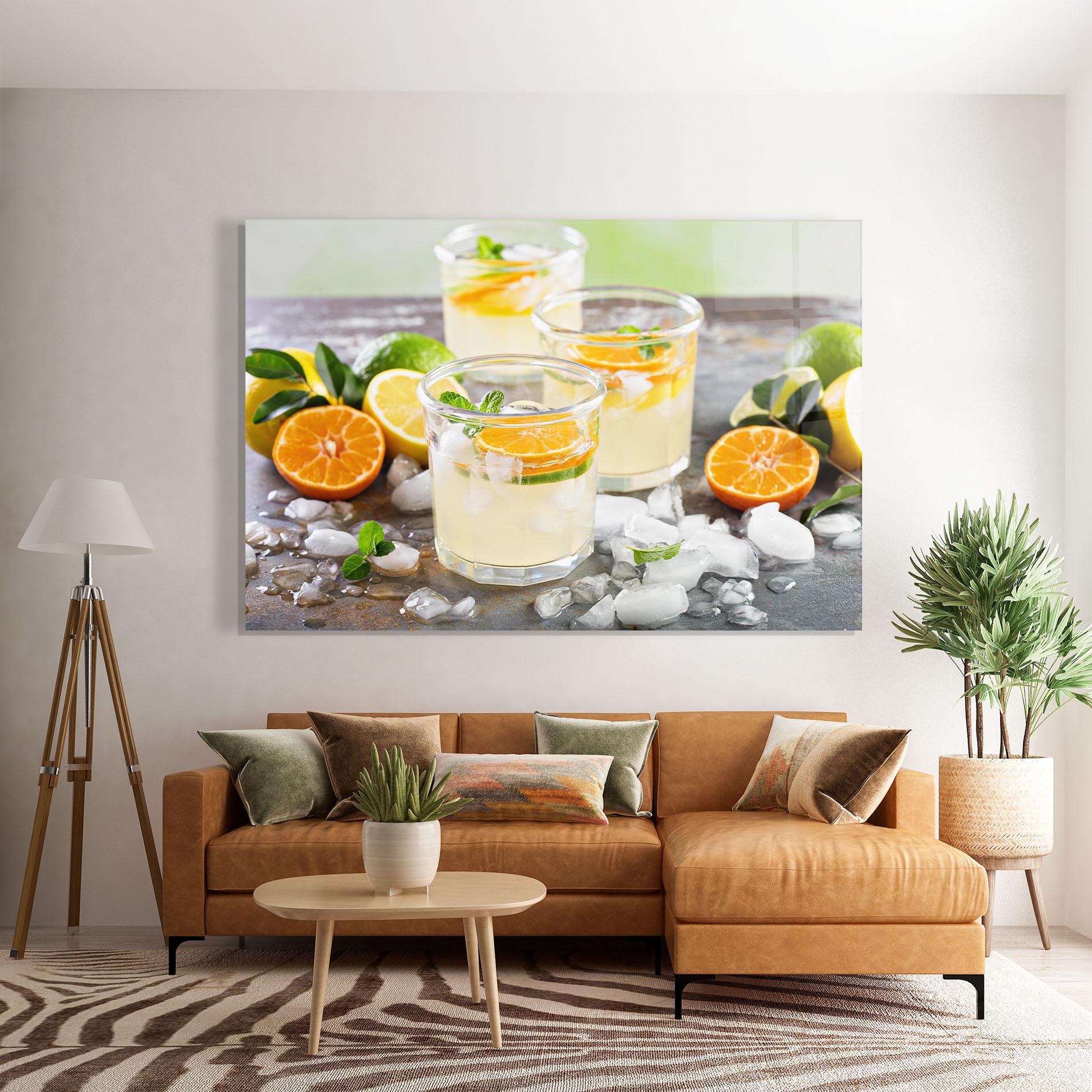 Obraz na Szkle Citrus Fruit Lemonade mockup 7
