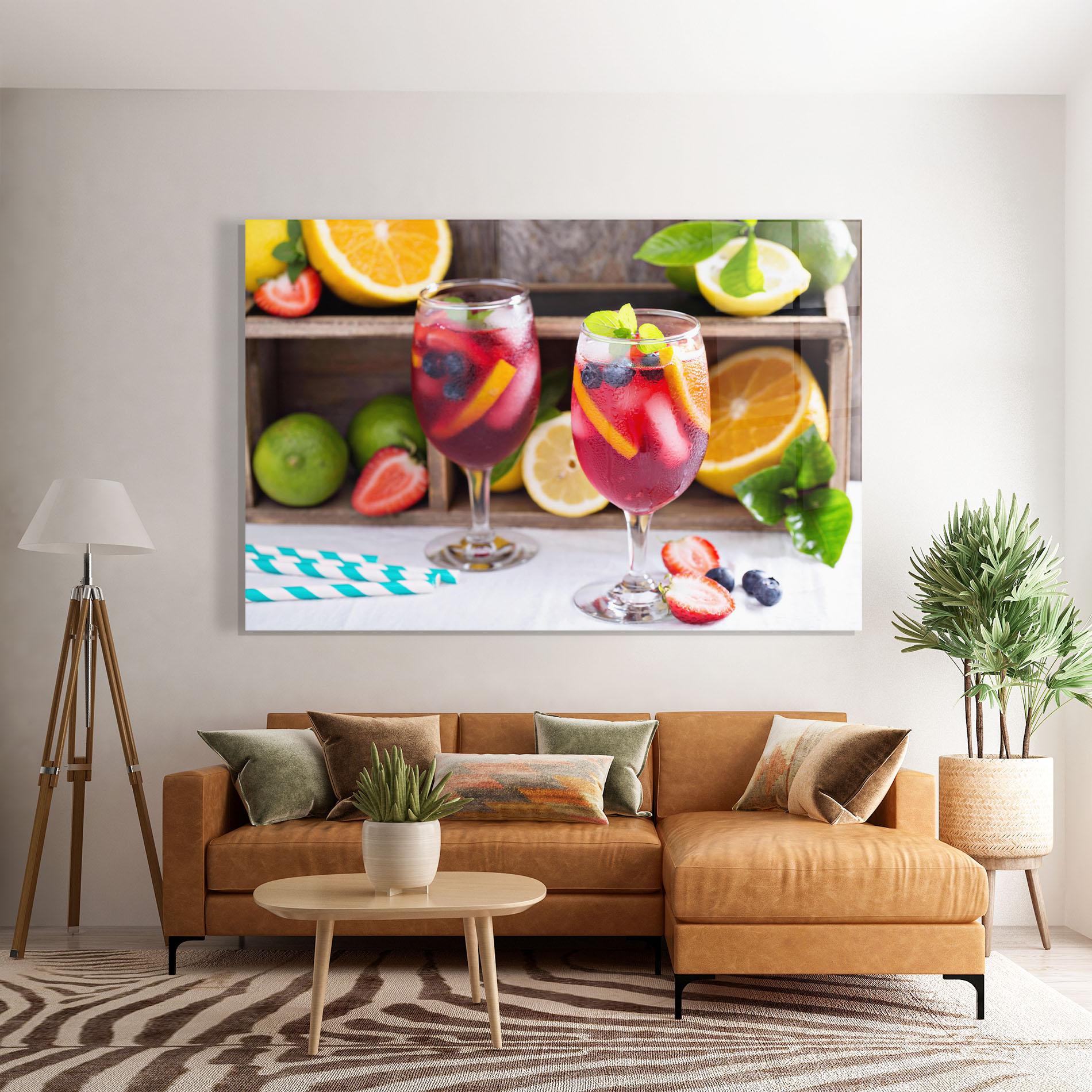 Obraz na Szkle Colorful Summer Drink mockup 7