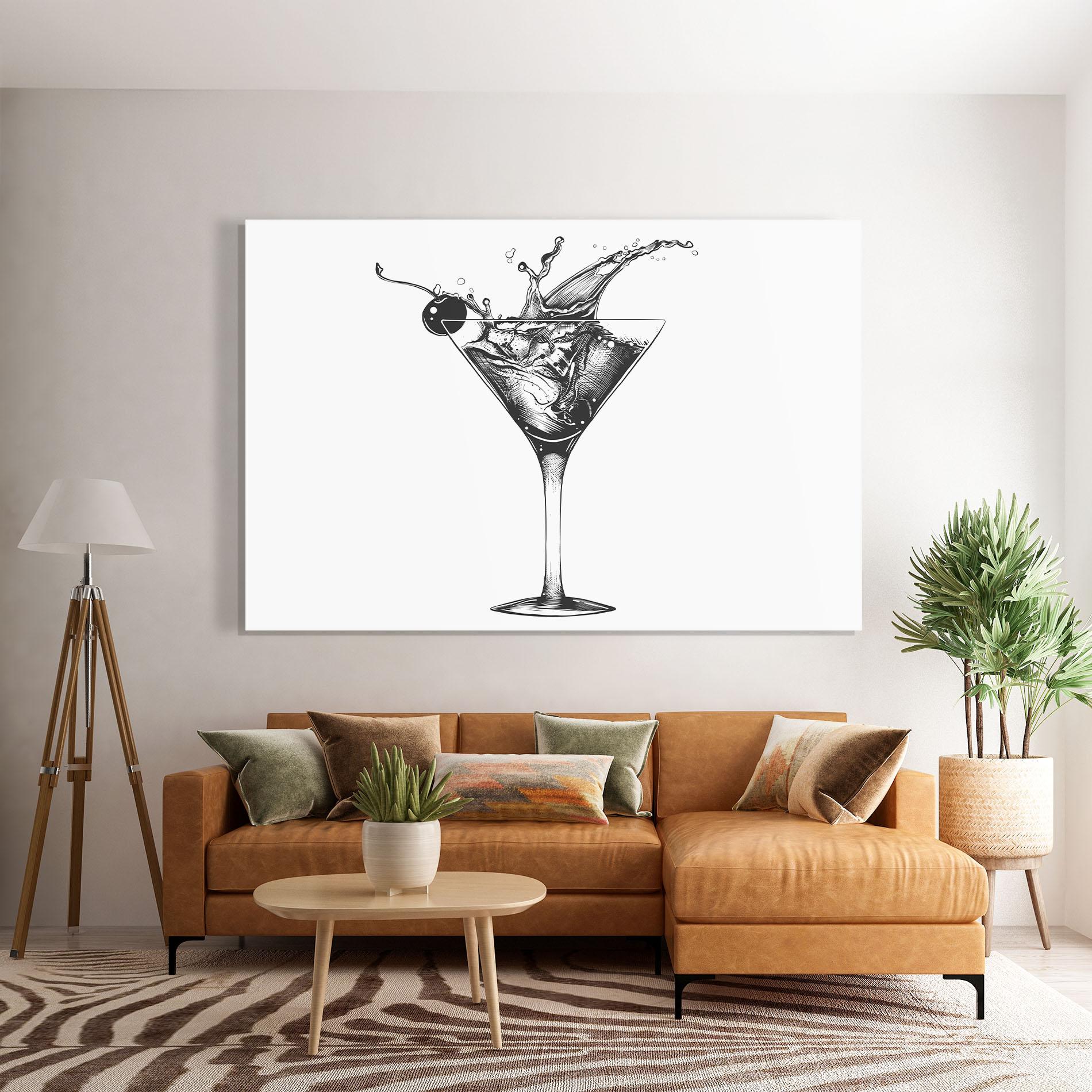 Obraz na Szkle Drink Splash mockup 7