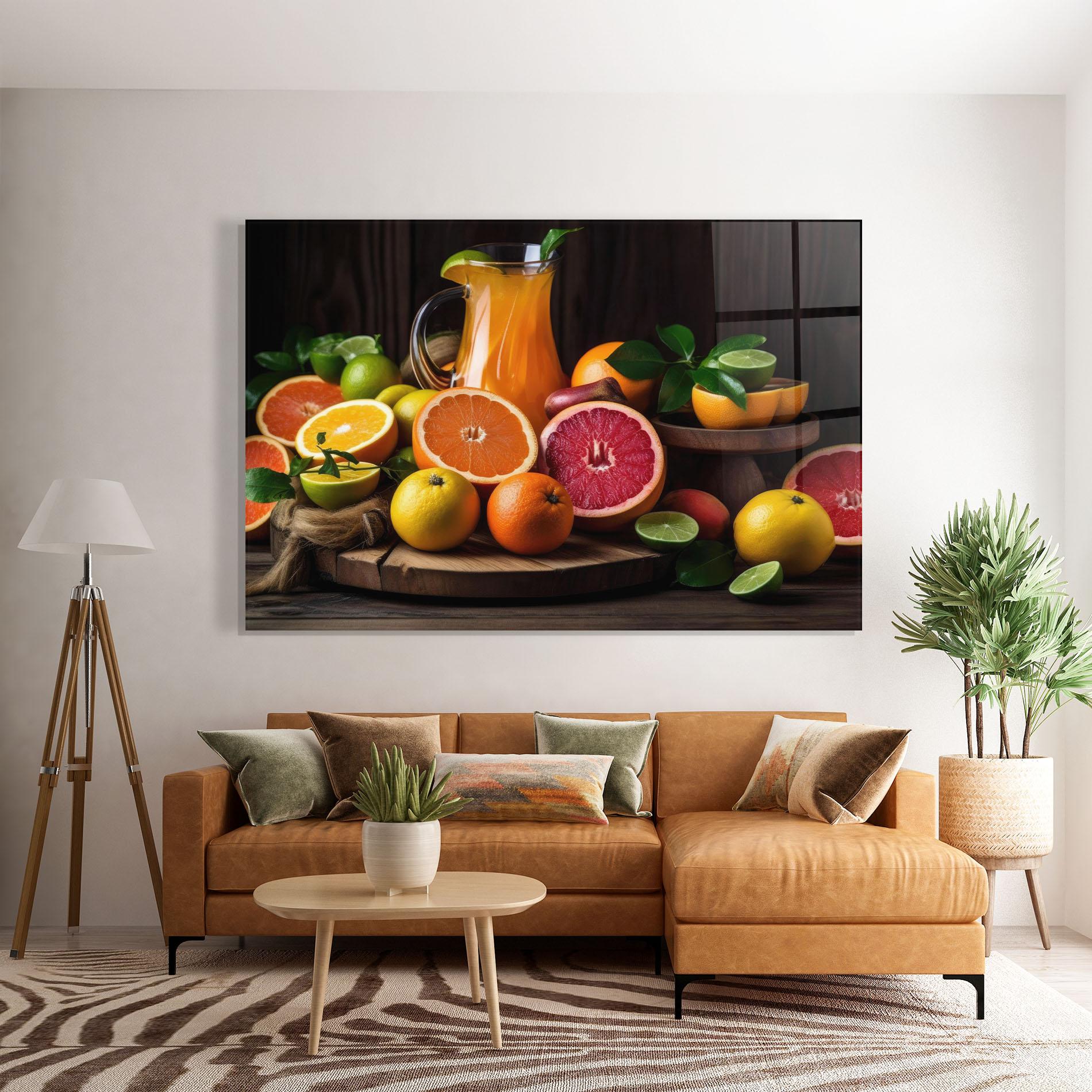 Obraz na Szkle Glass Of Orange Juice mockup 7