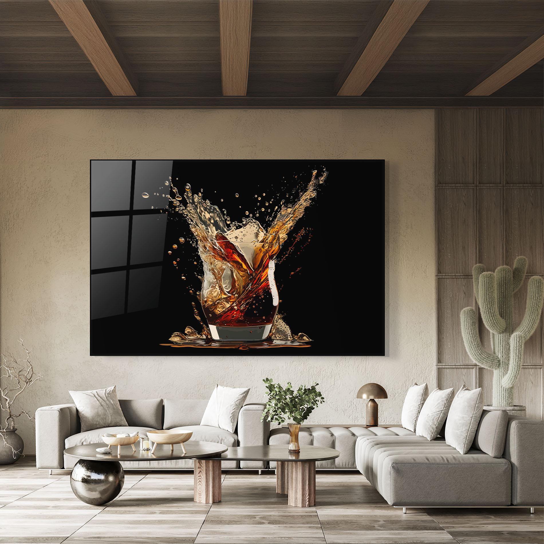 Obraz na Szkle Cola Splash mockup 8