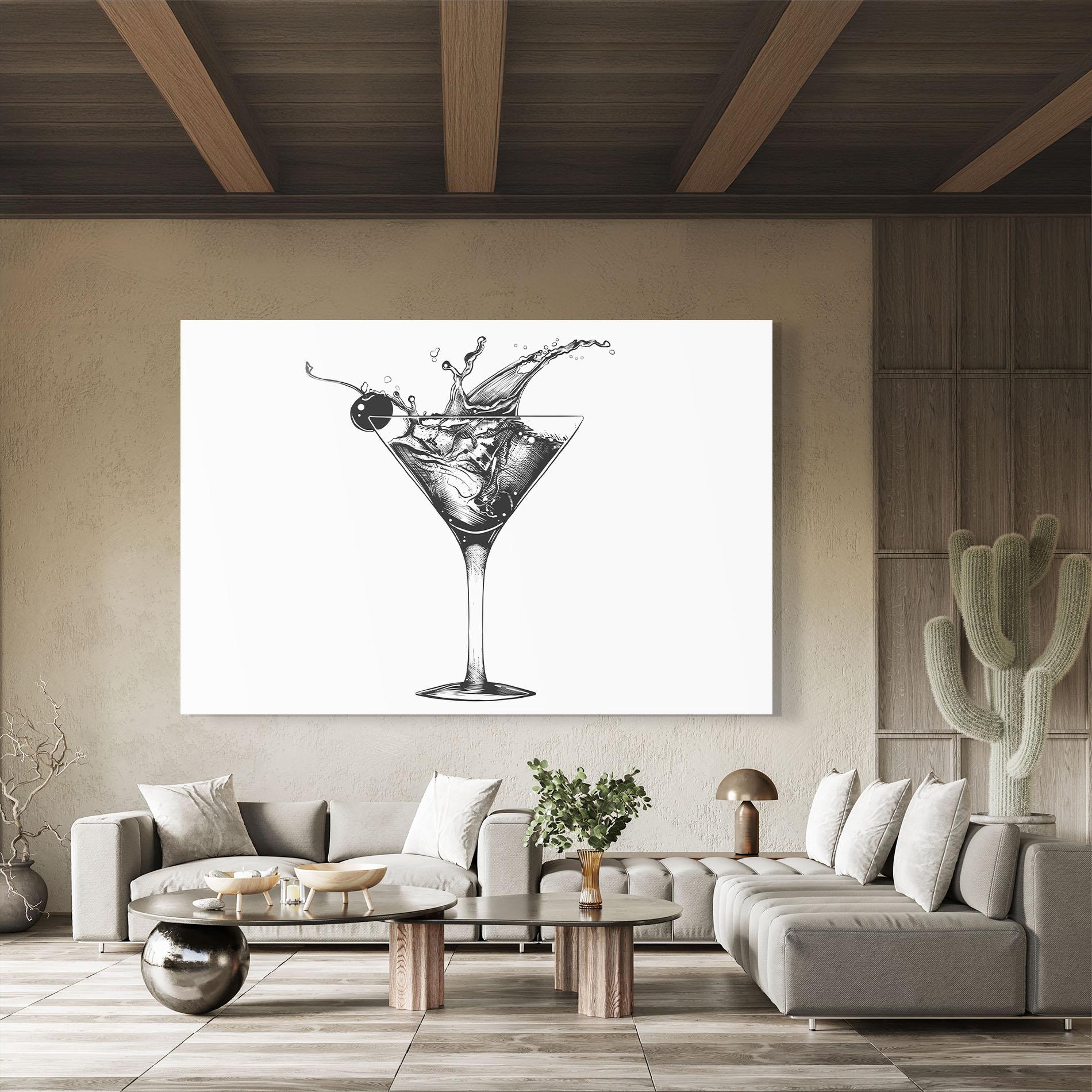 Obraz na Szkle Drink Splash mockup 8