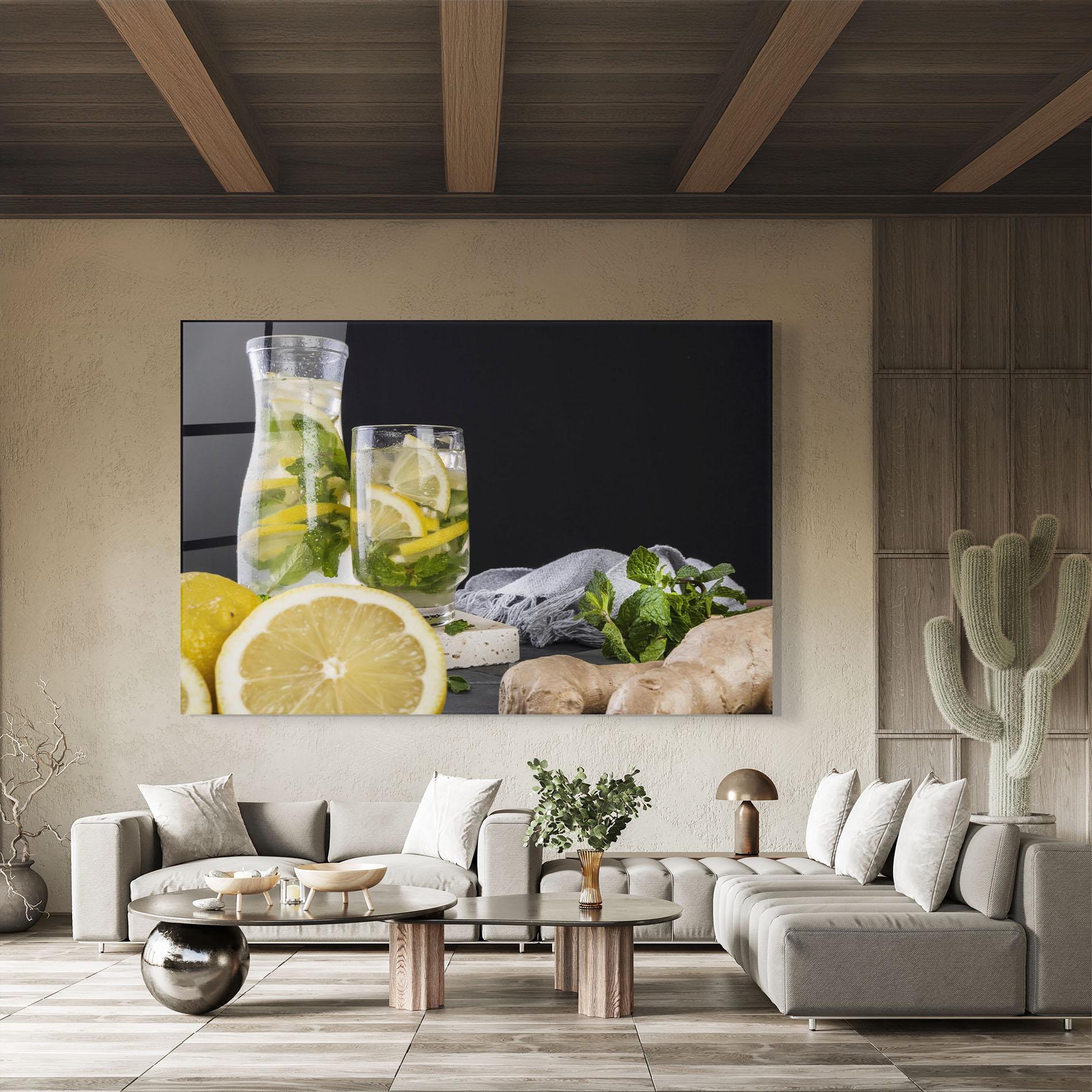 Obraz na Szkle Ginger Lemonade mockup 8