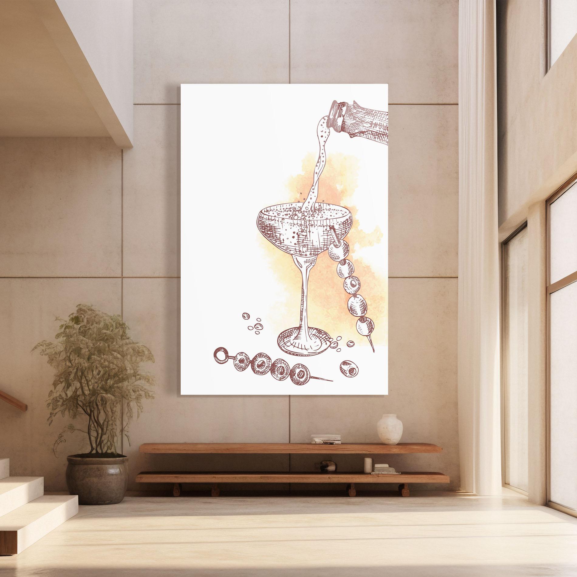 Obraz na Szkle Cocktail mockup 8