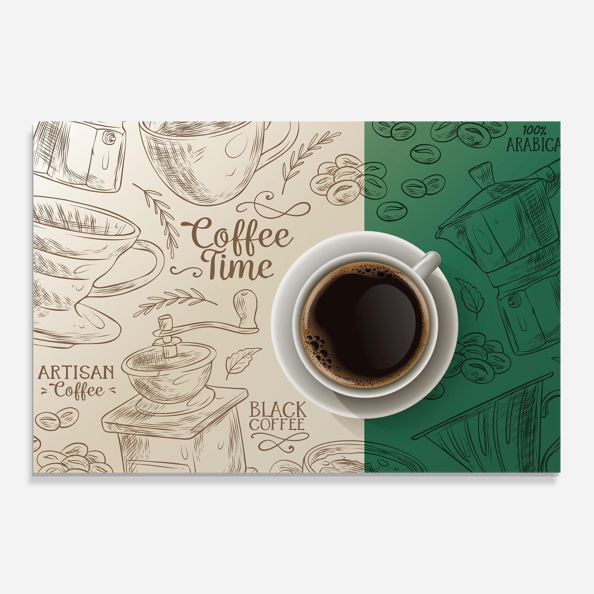 Obraz na Szkle Artisan Coffee mockup 0