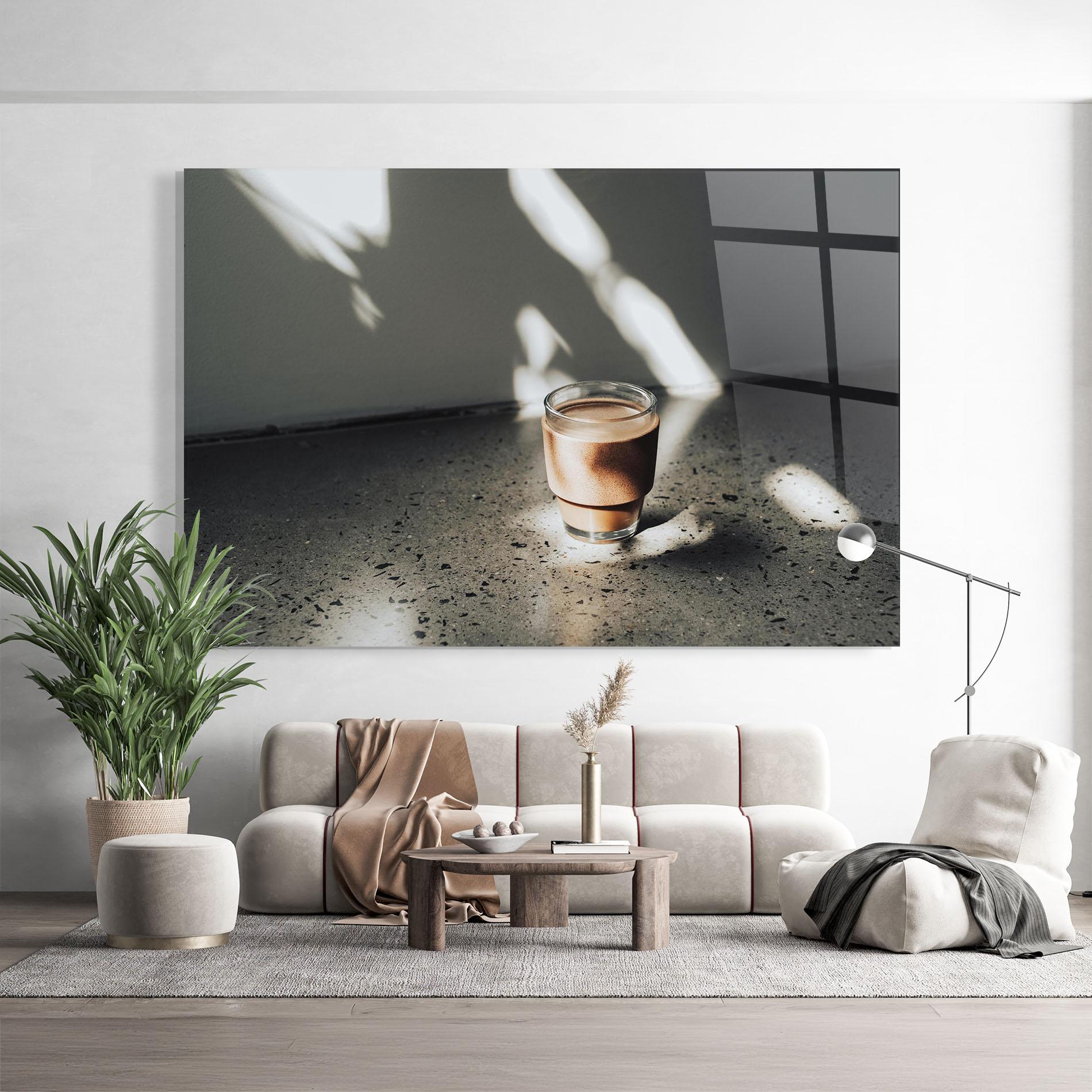 Obraz na Szkle Coffee In The Sun mockup 9