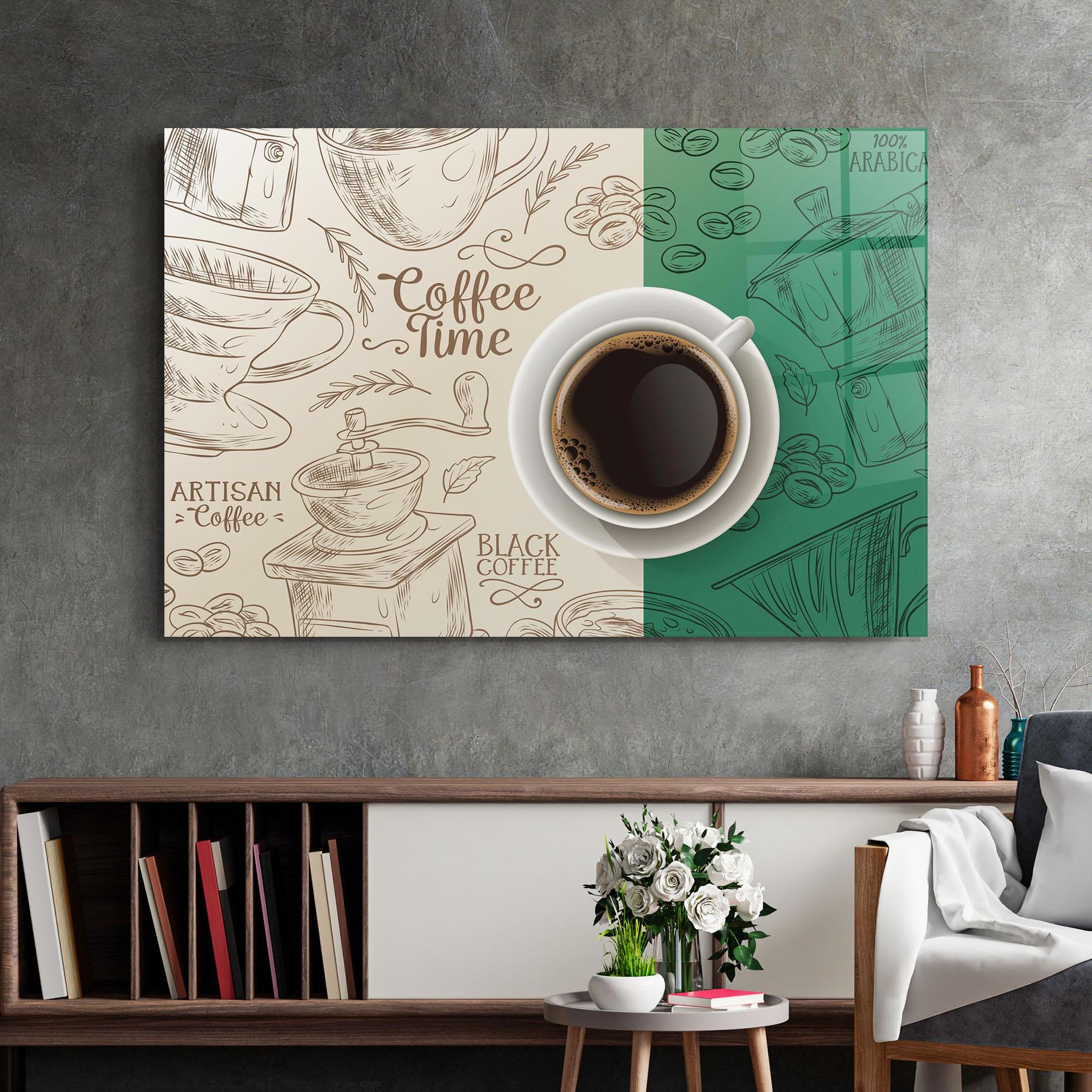 Obraz na Szkle Artisan Coffee mockup 2