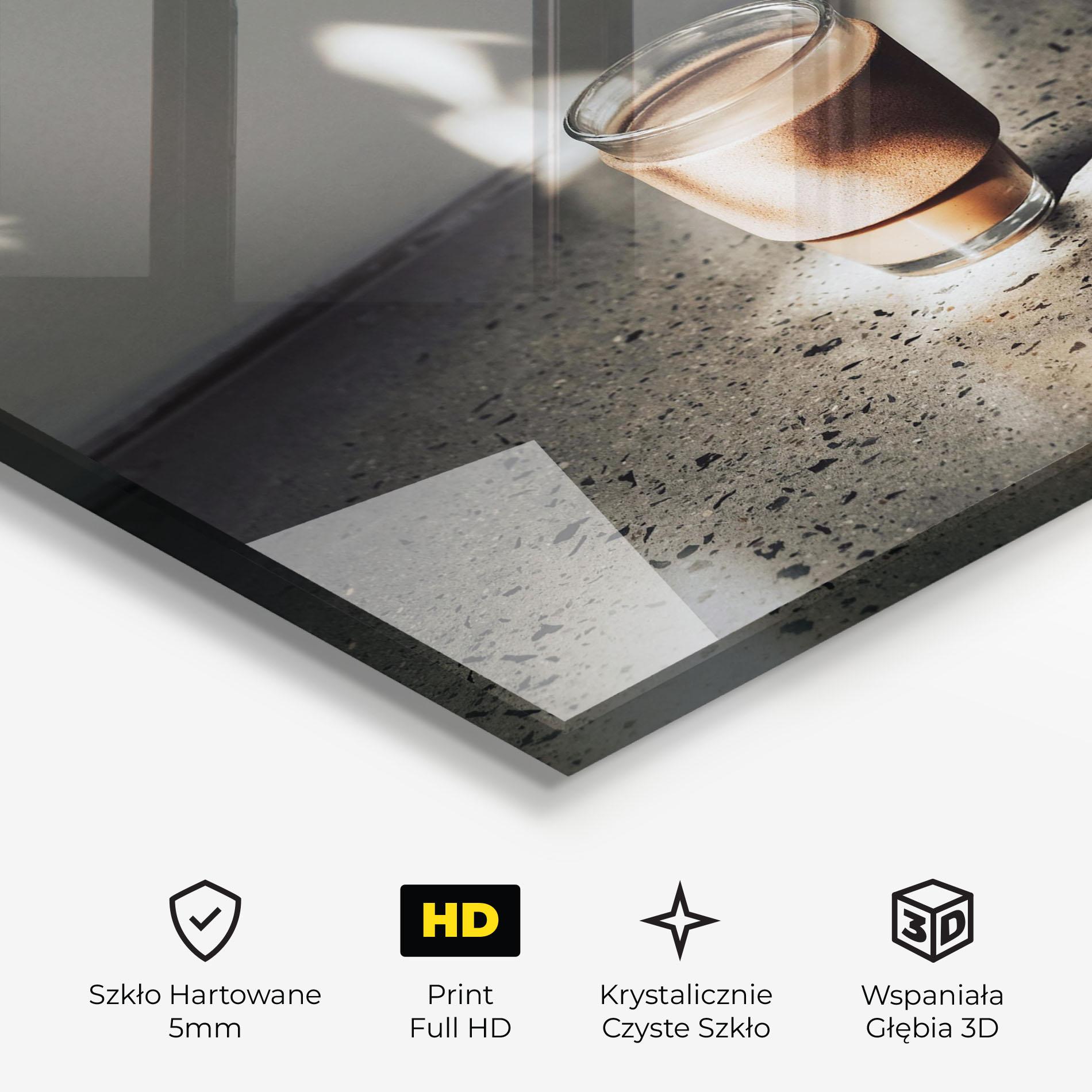 Obraz na Szkle Coffee In The Sun mockup 3