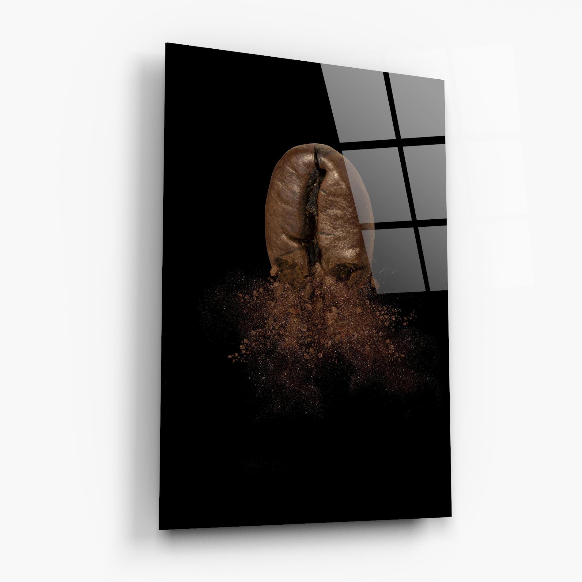 Obraz na Szkle Coffee Bean Explosion mockup 6