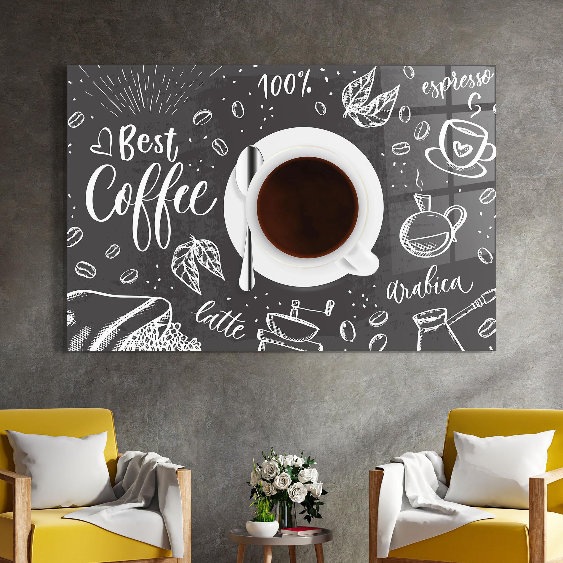 Obraz na Szkle Best Coffee mockup 4