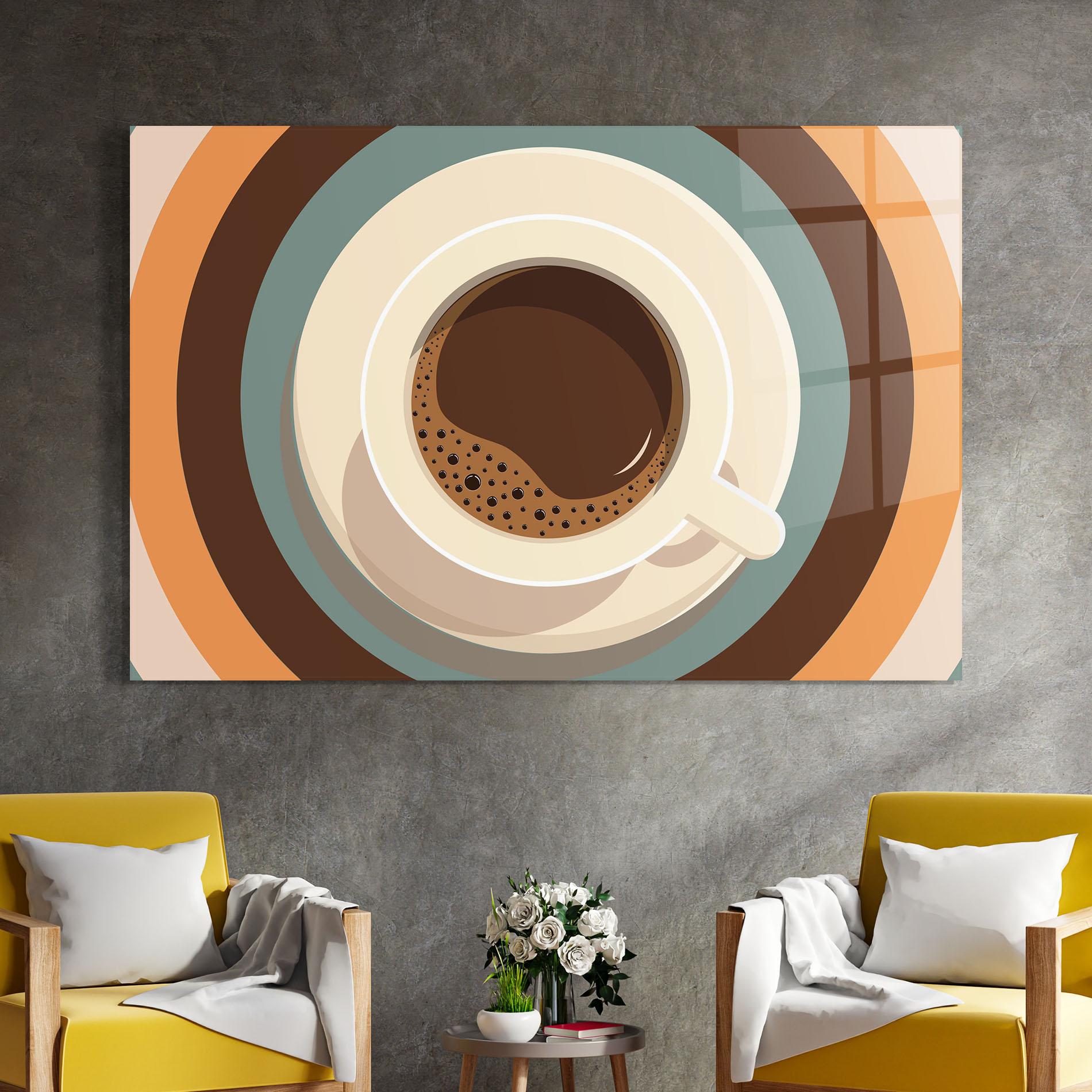 Obraz na Szkle Coffee Cup mockup 4