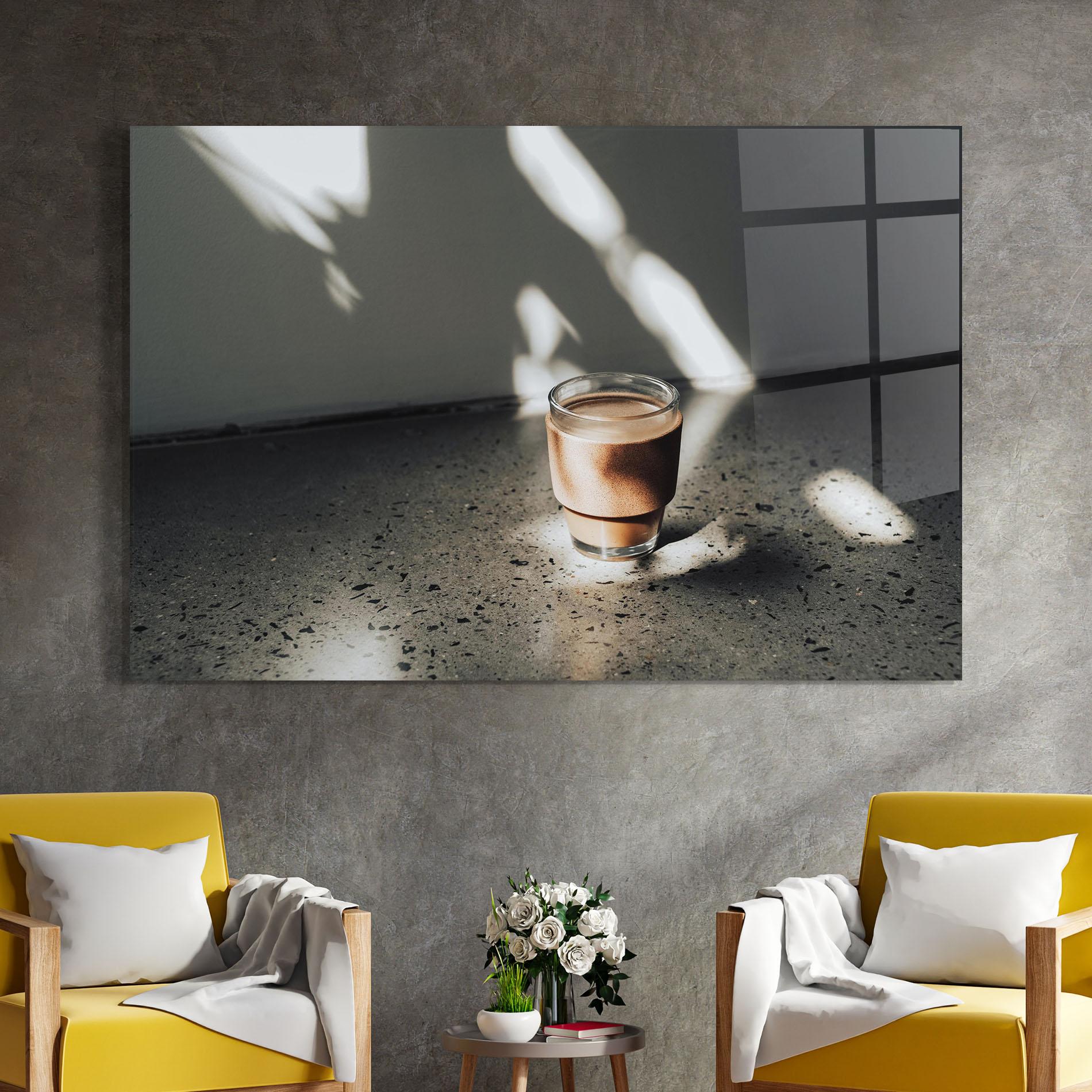 Obraz na Szkle Coffee In The Sun mockup 4