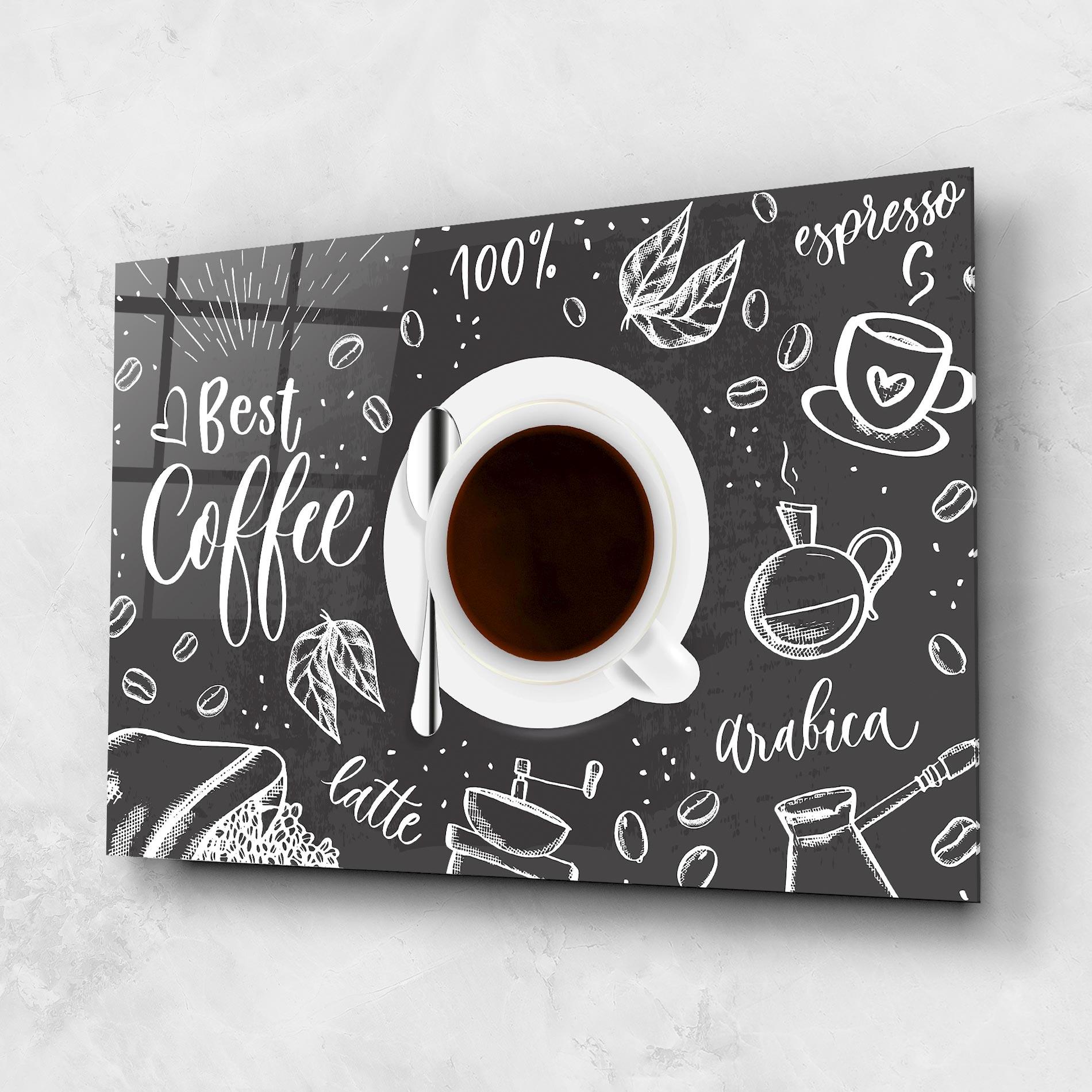 Obraz na Szkle Best Coffee mockup 1