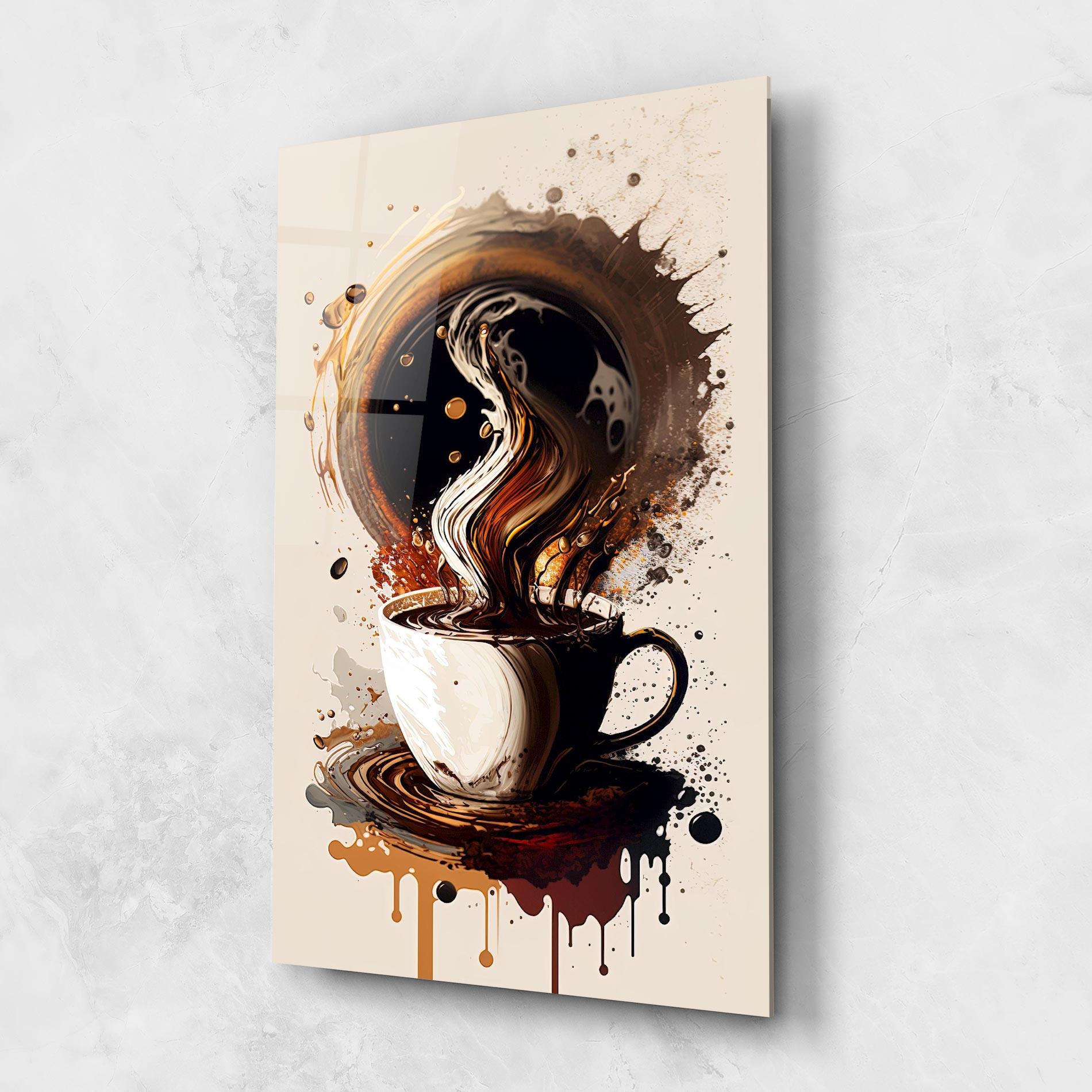 Obraz na Szkle Coffee Art mockup 1