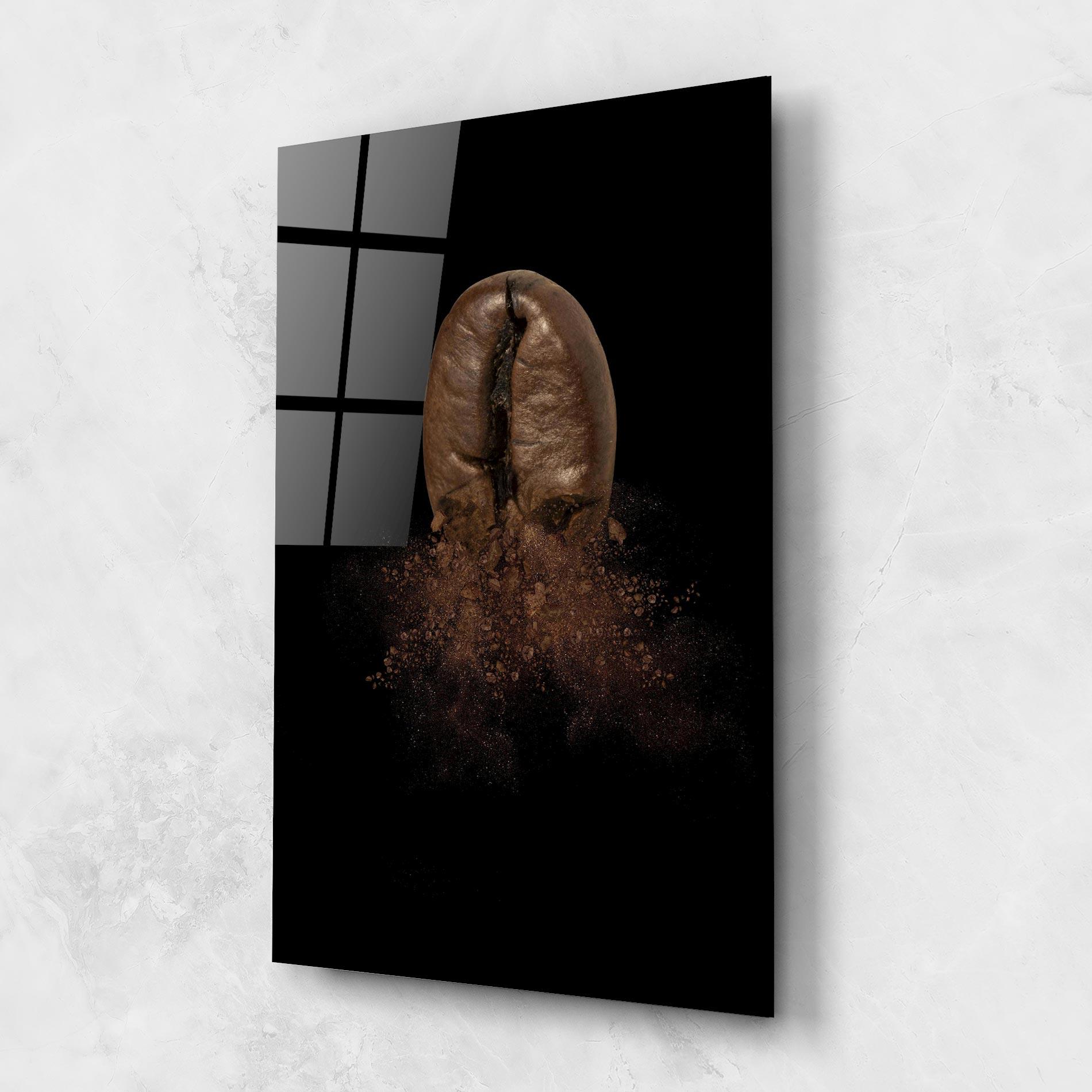 Obraz na Szkle Coffee Bean Explosion mockup 1