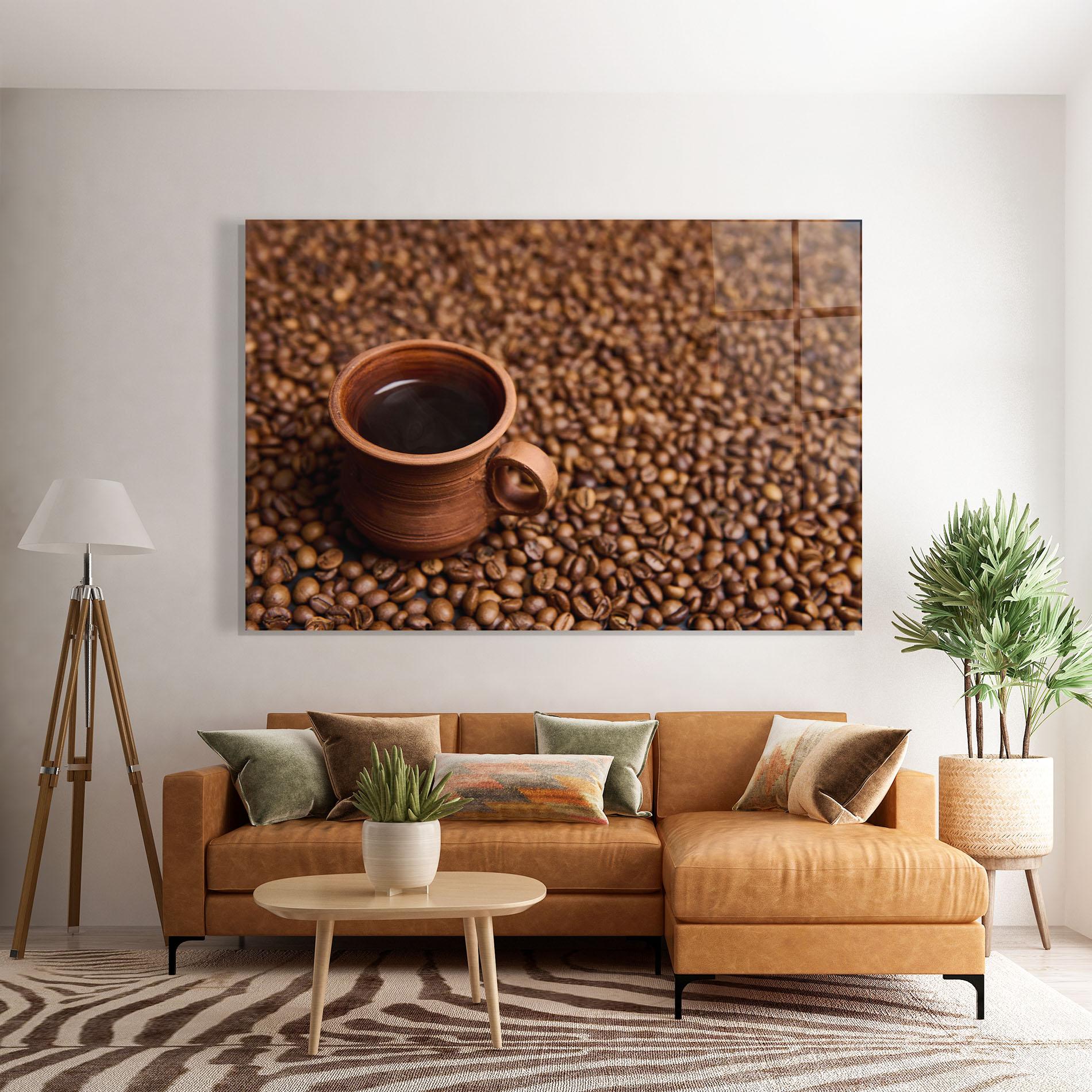 Obraz na Szkle Clay Coffee Cup mockup 7