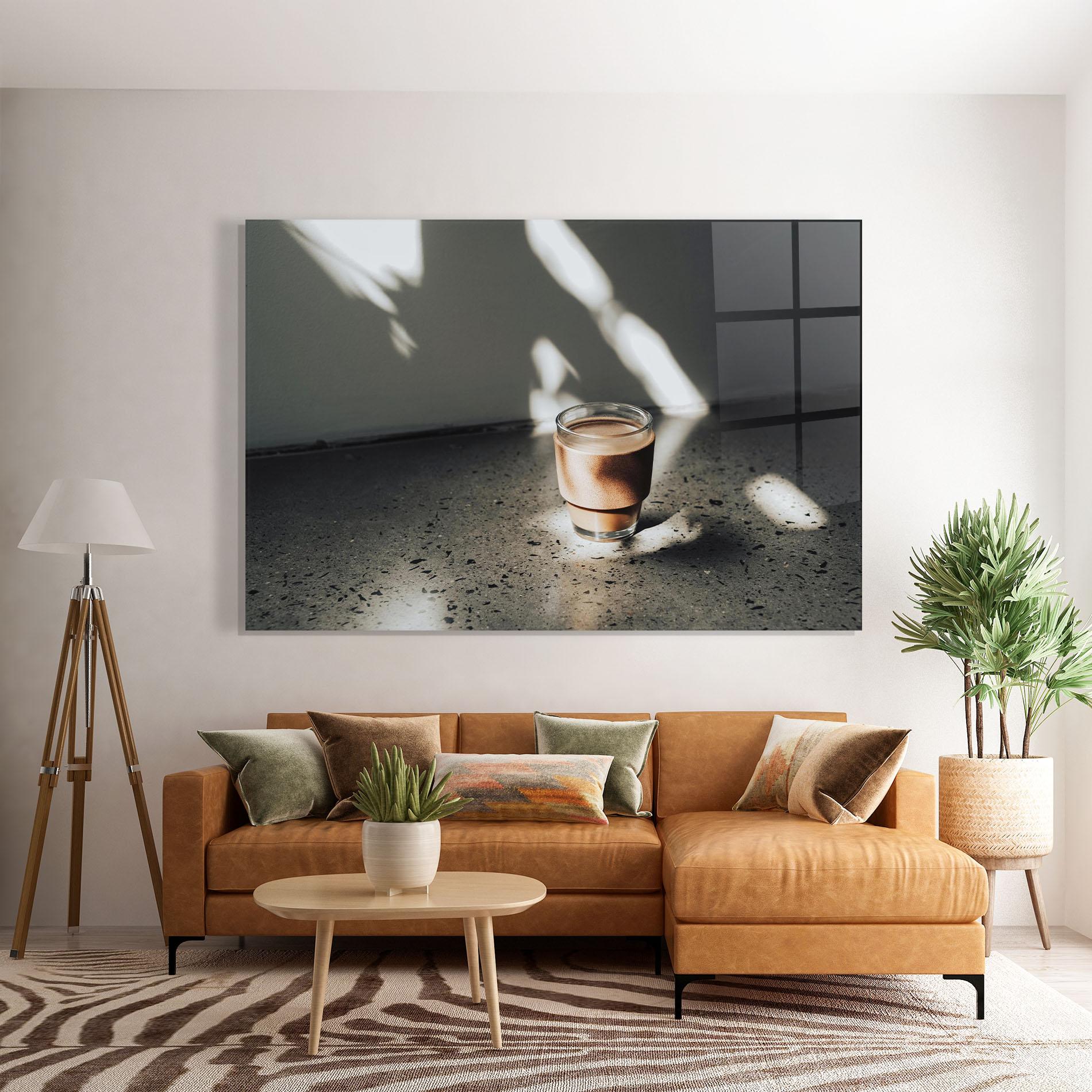 Obraz na Szkle Coffee In The Sun mockup 7