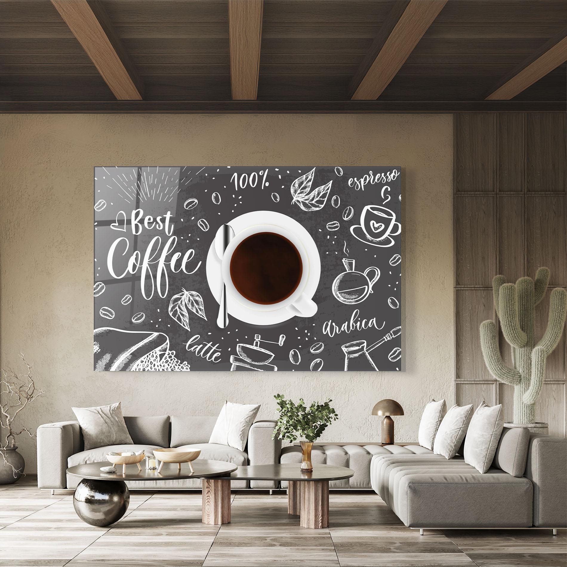 Obraz na Szkle Best Coffee mockup 8