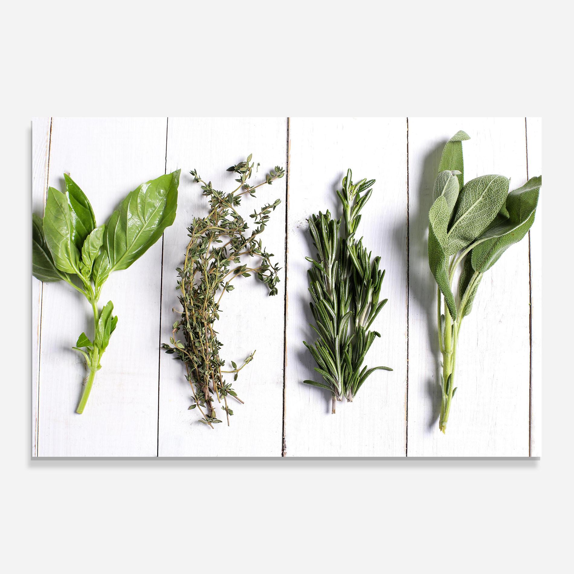 Obraz na Szkle Different Herbs mockup 0