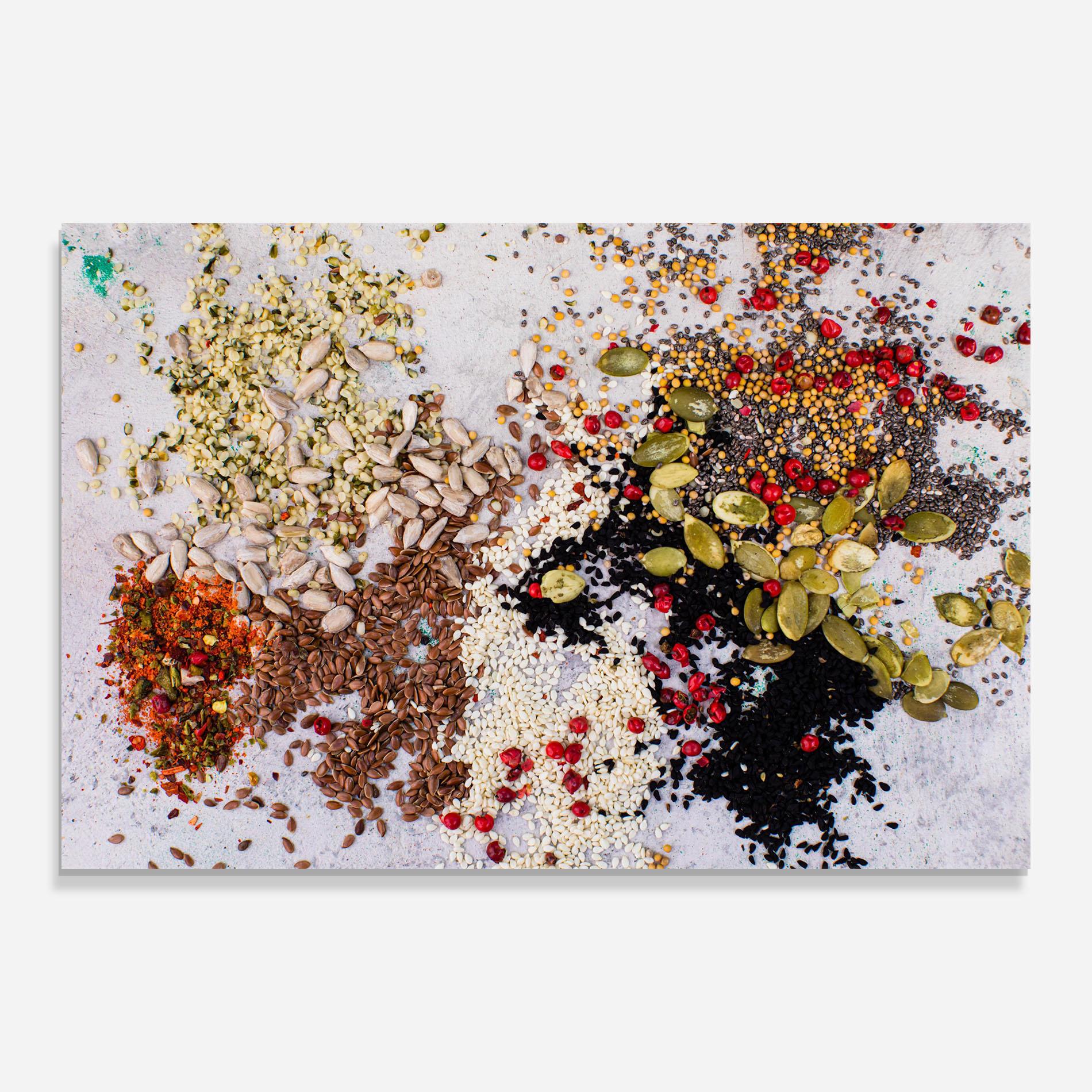 Obraz na Szkle Different Seeds mockup 0