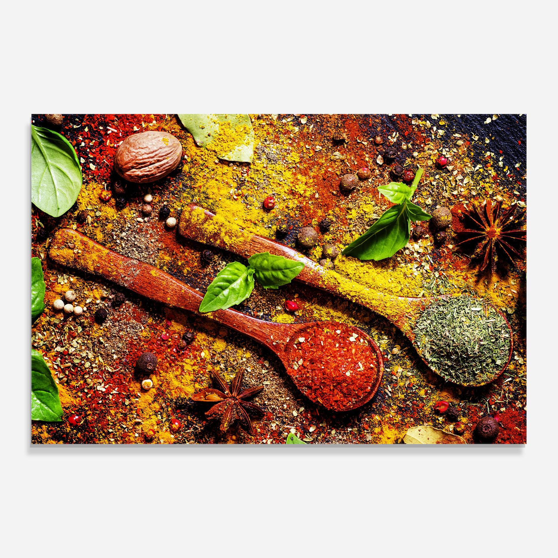 Obraz na Szkle Dried Herbs mockup 0