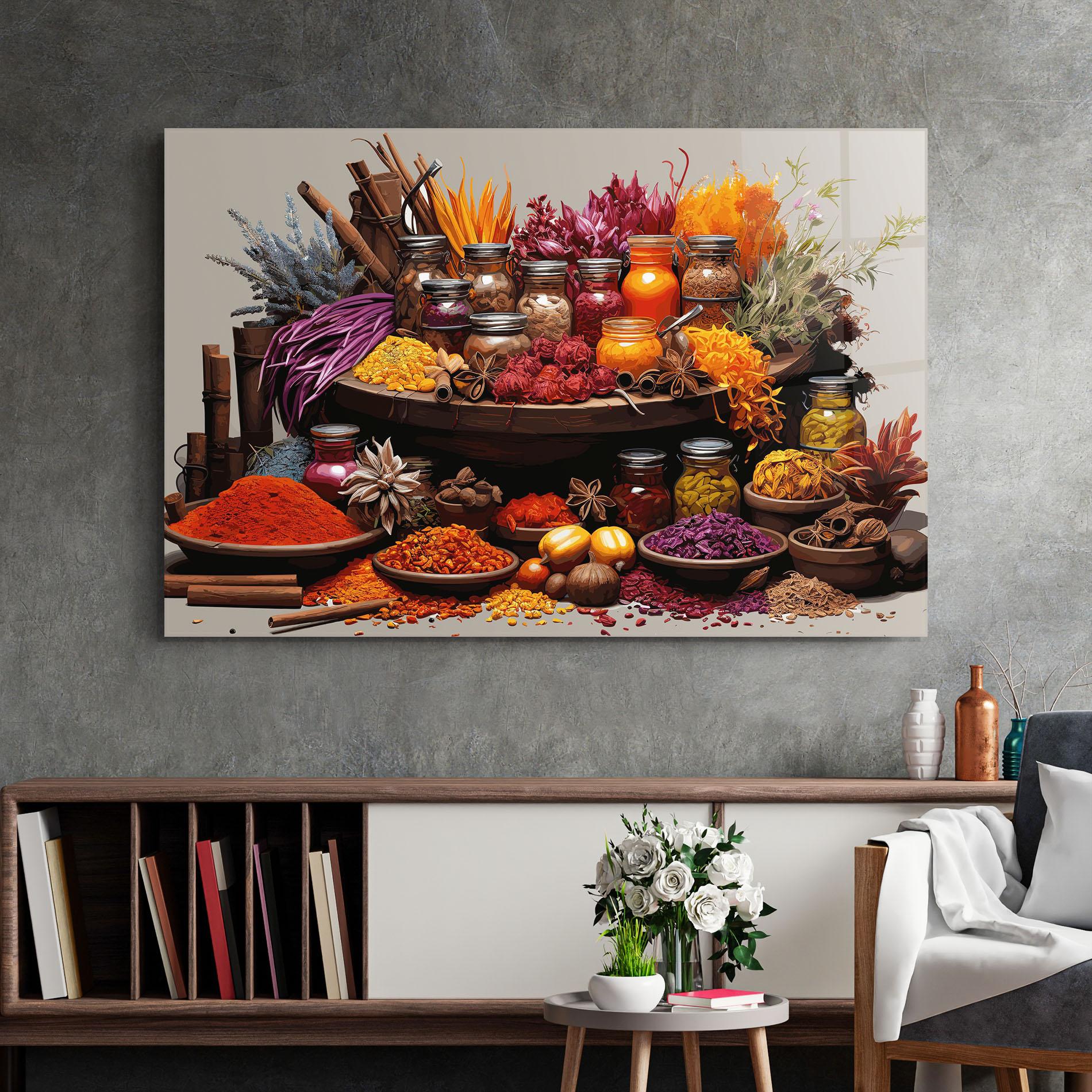 Obraz na Szkle Autumn Seasoning mockup 2