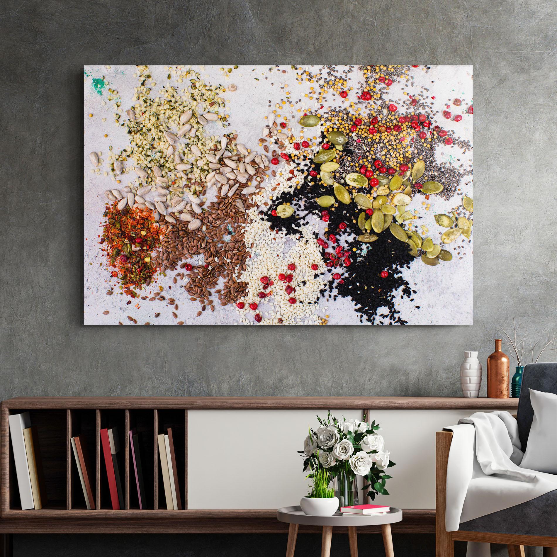 Obraz na Szkle Different Seeds mockup 2