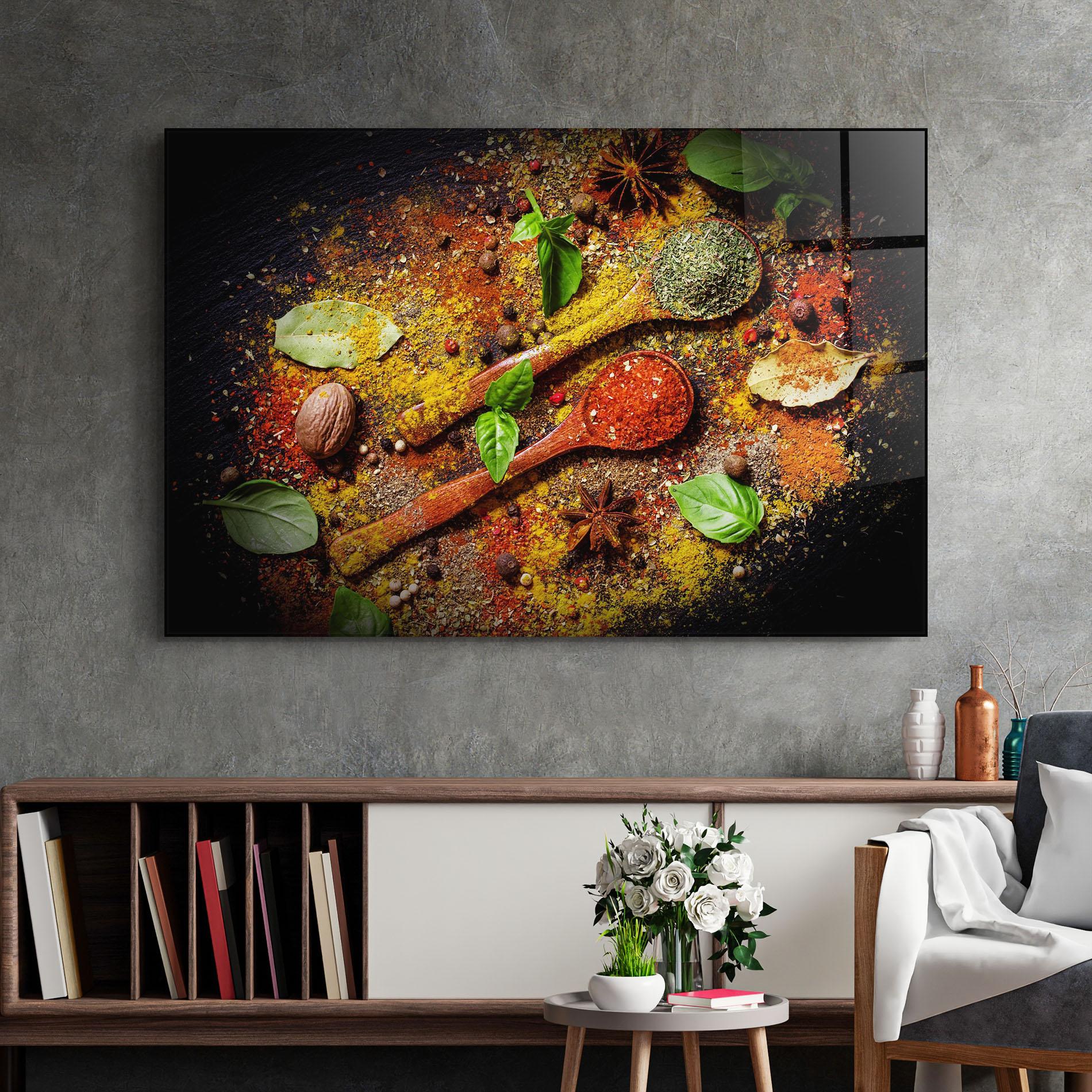 Obraz na Szkle Oriental Spices mockup 2