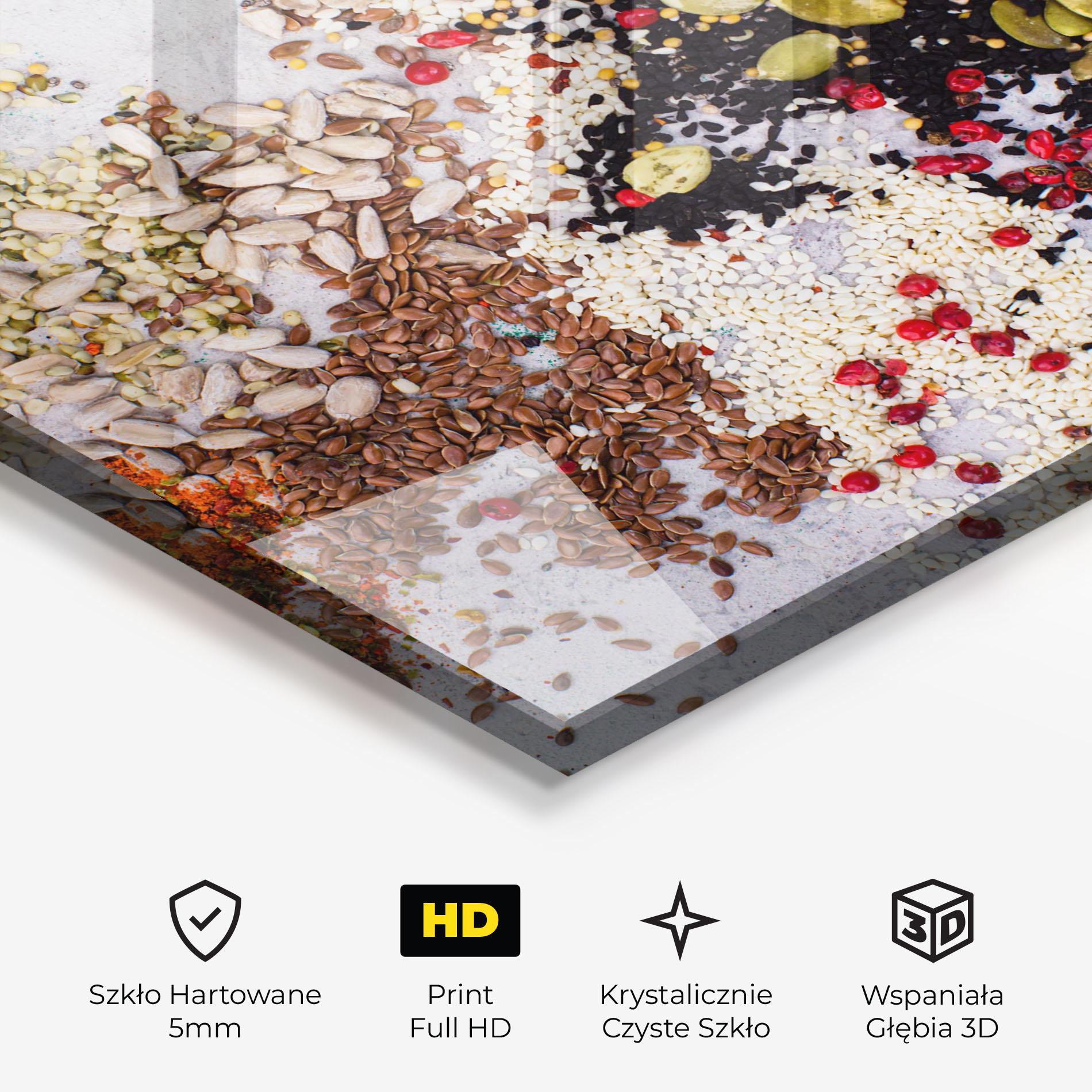 Obraz na Szkle Different Seeds mockup 3