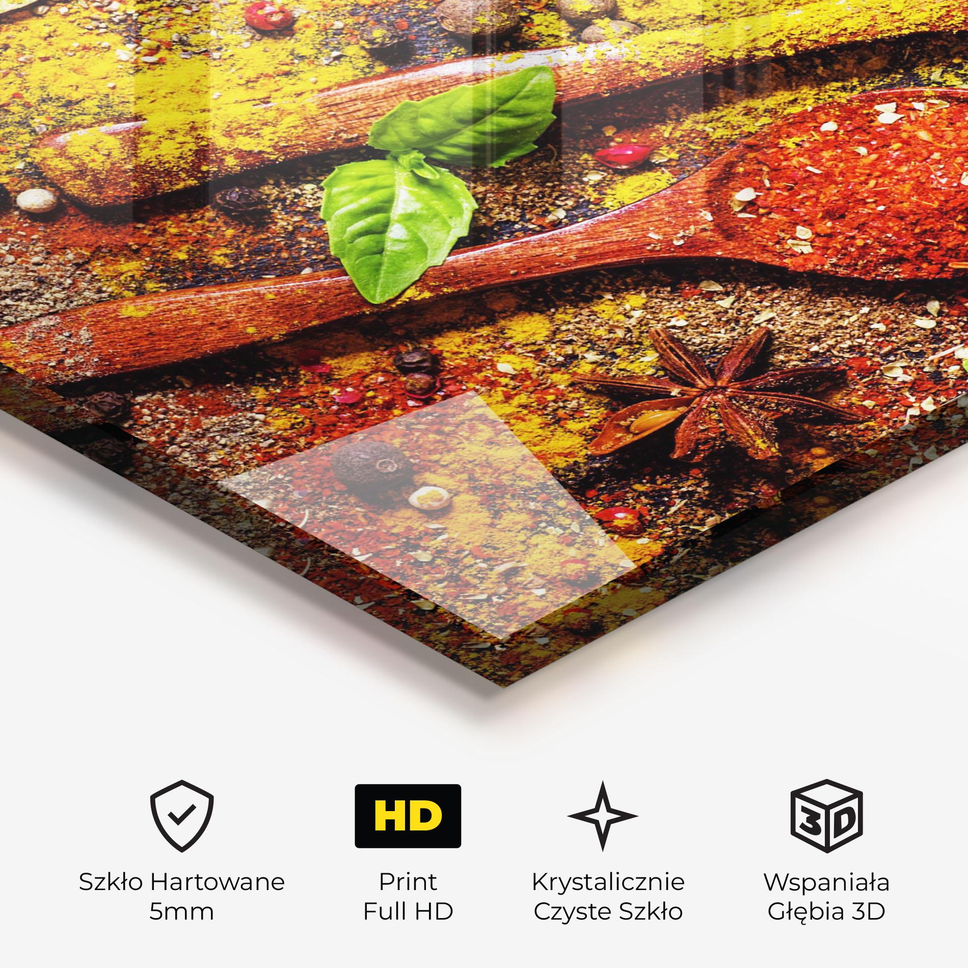 Obraz na Szkle Dried Herbs mockup 3