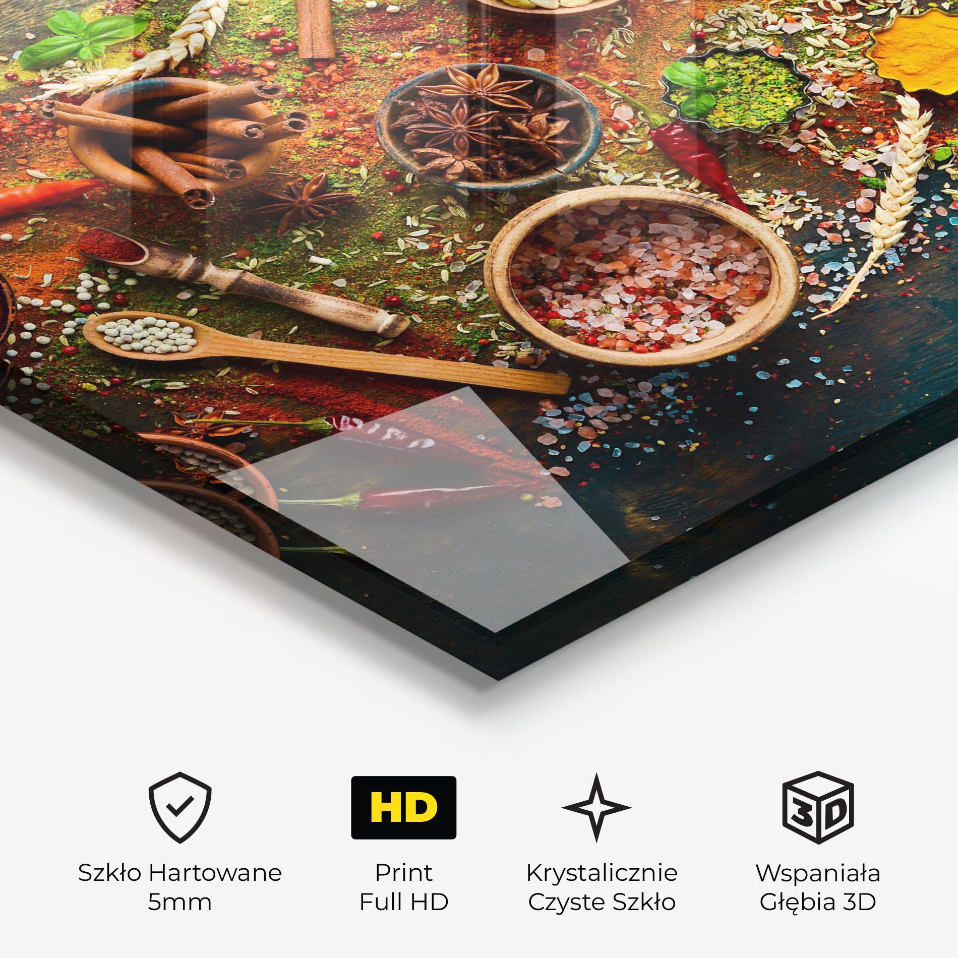 Obraz na Szkle Seasonings Mix mockup 3
