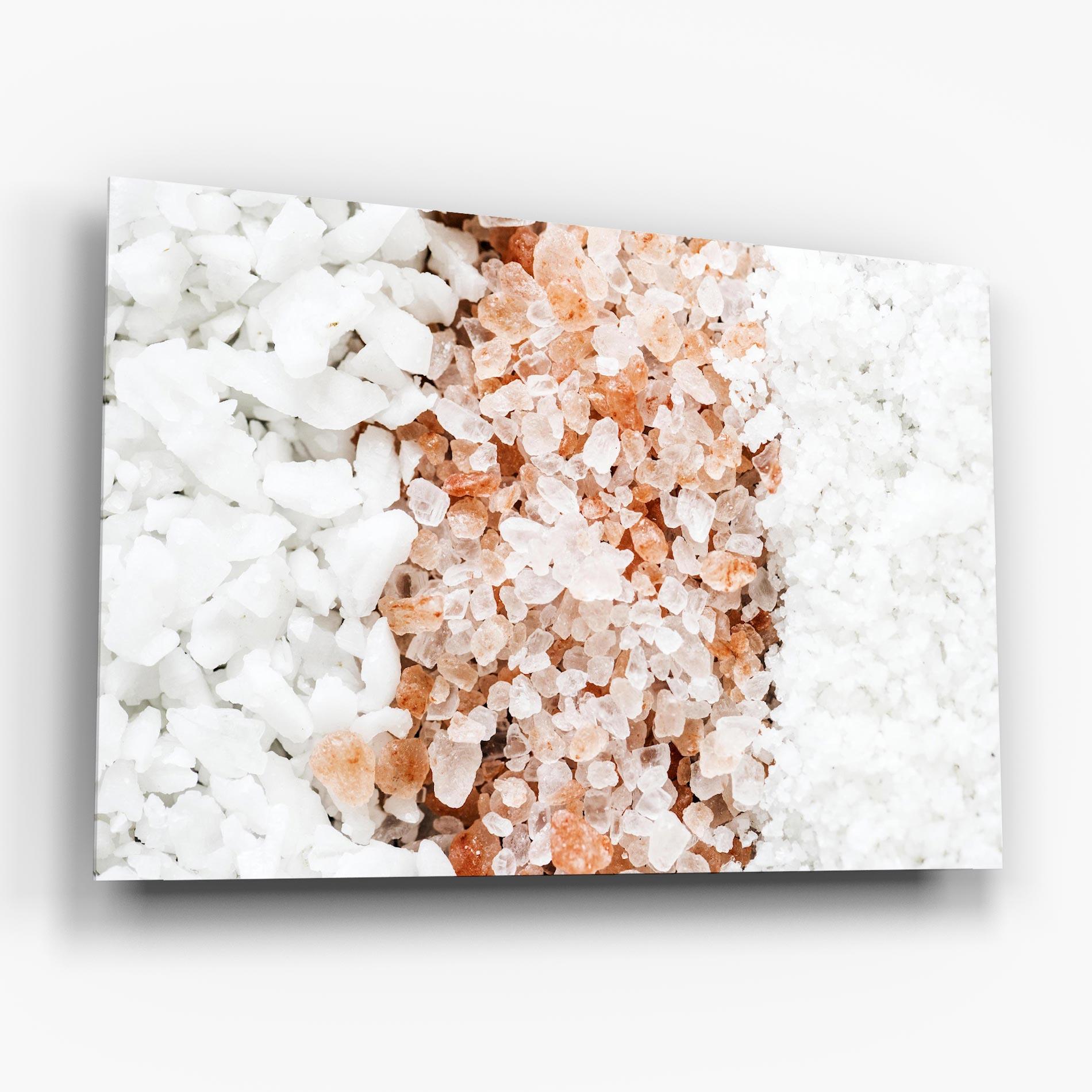 Obraz na Szkle Closeup Mixed Salt mockup 6