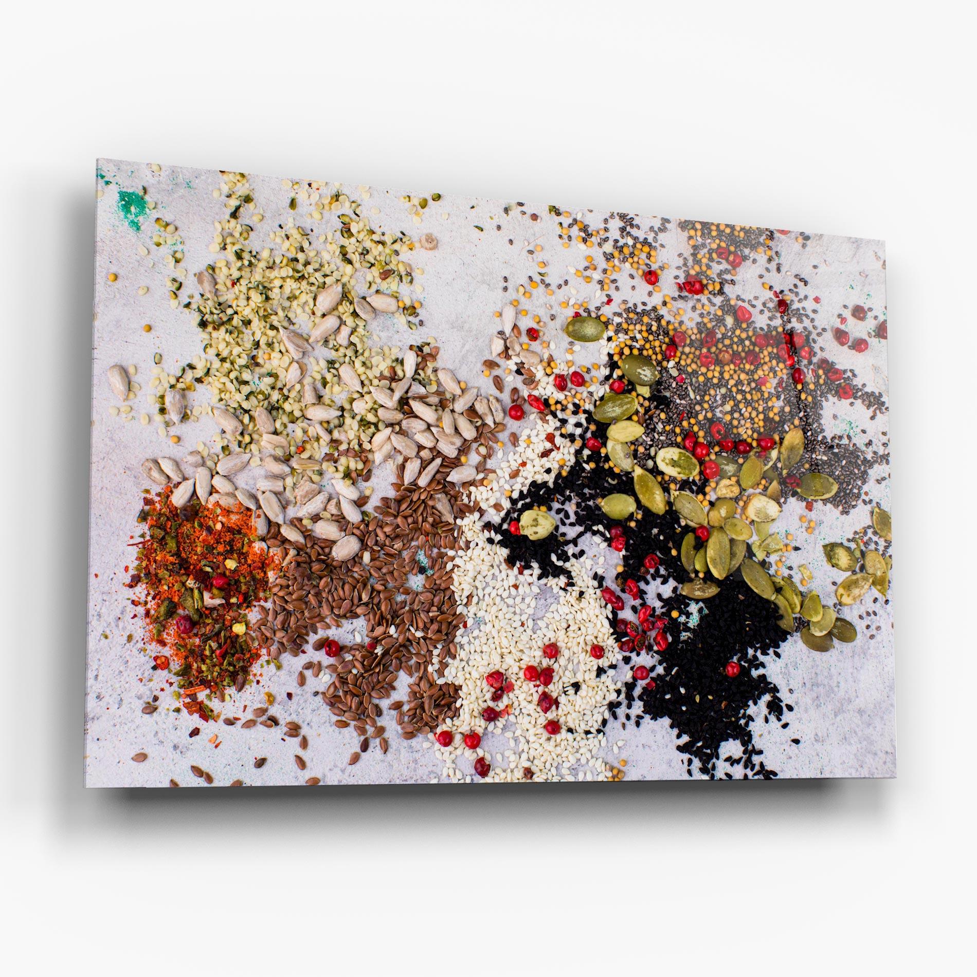 Obraz na Szkle Different Seeds mockup 6