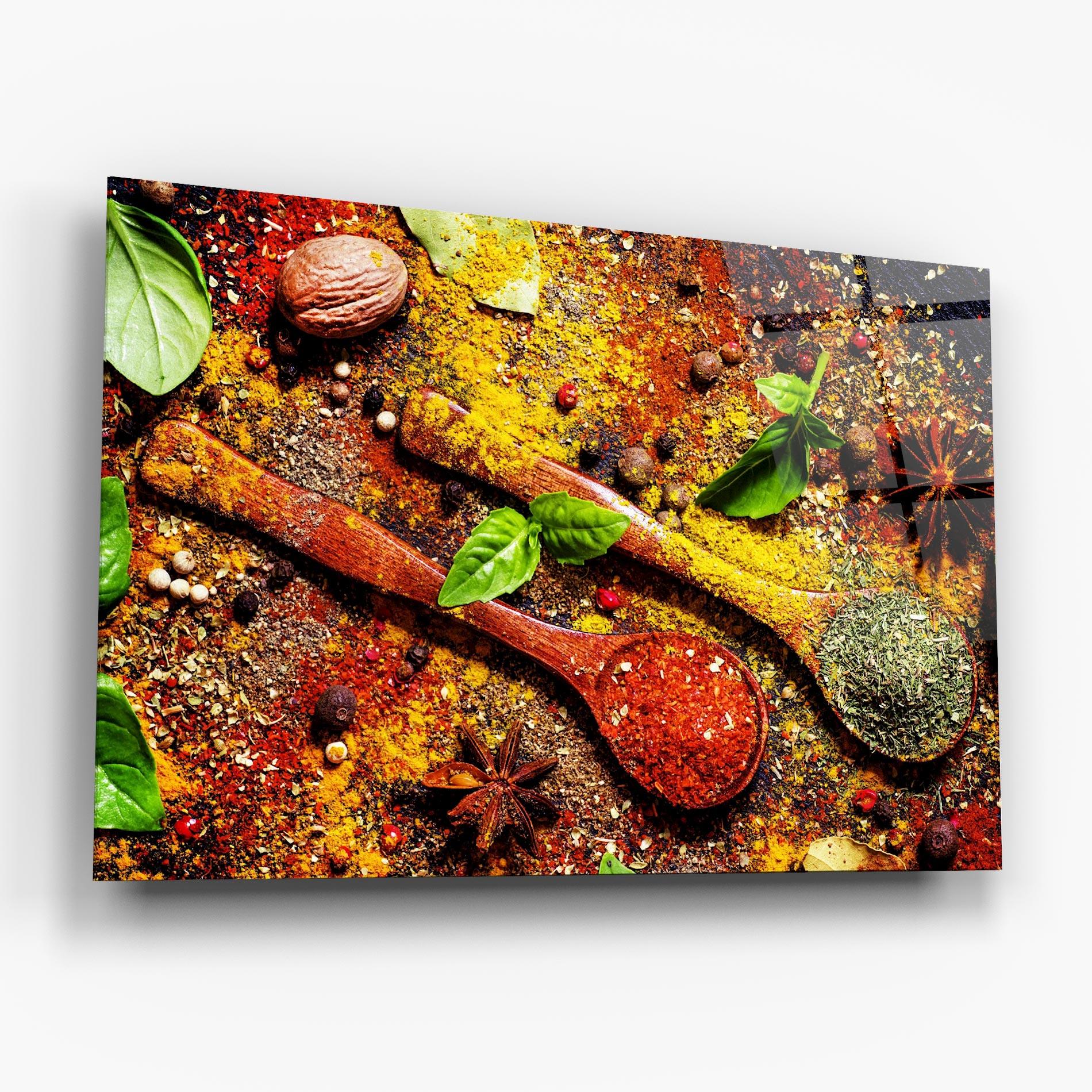 Obraz na Szkle Dried Herbs mockup 6